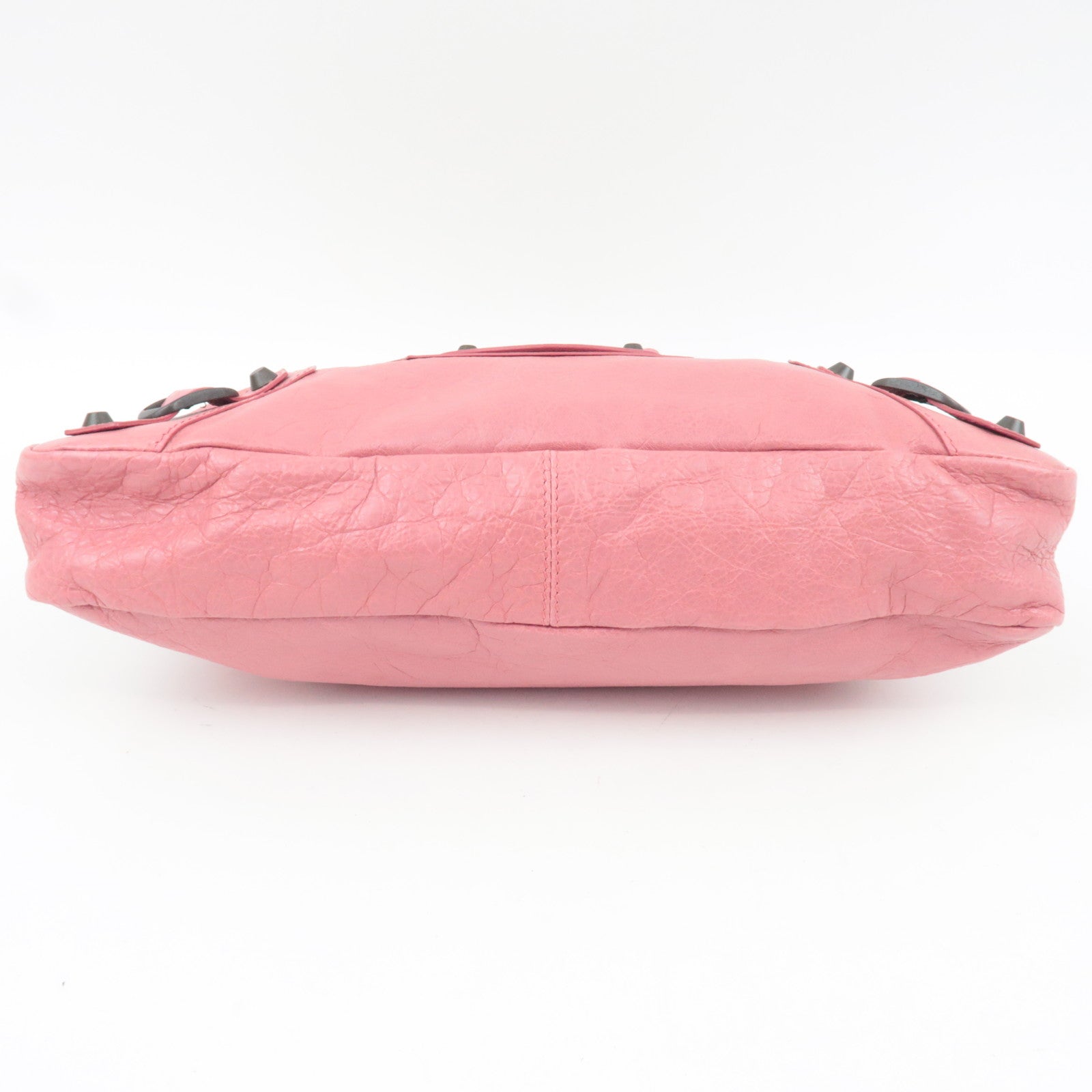 BALENCIAGA The First Handbag Leather Pink 103208 *Mirror