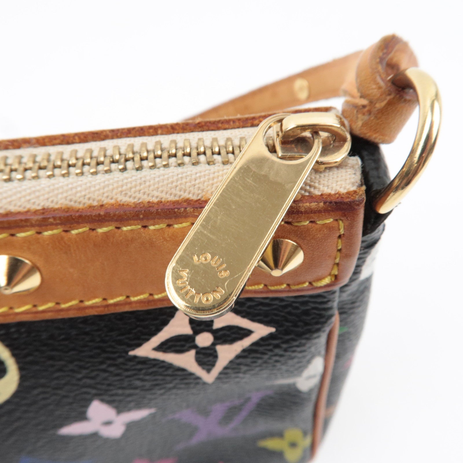 Louis Vuitton Monogram Multicolor Pochette Accessoires Handbag Noir M92648 SL0013