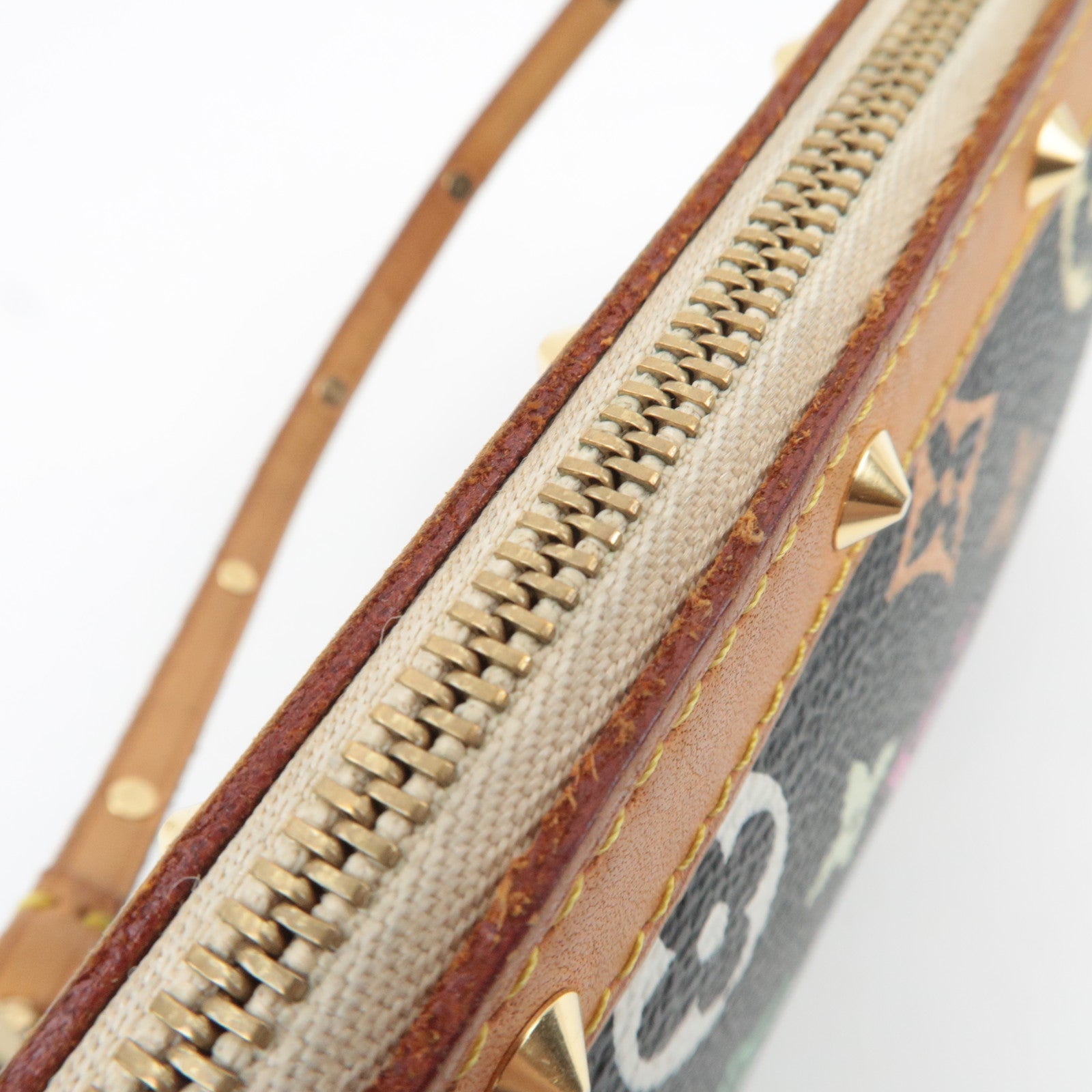 Louis Vuitton Monogram Multicolor Pochette Accessoires Handbag Noir M92648 SL0013