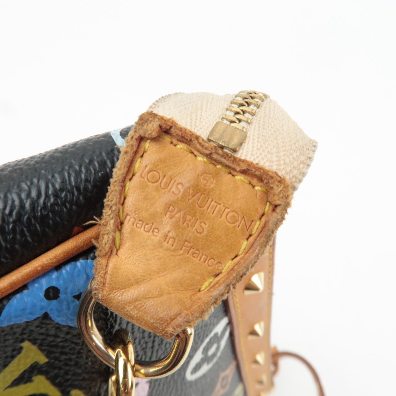 Louis Vuitton Monogram Multicolor Pochette Accessoires Handbag Noir M92648 SL0013