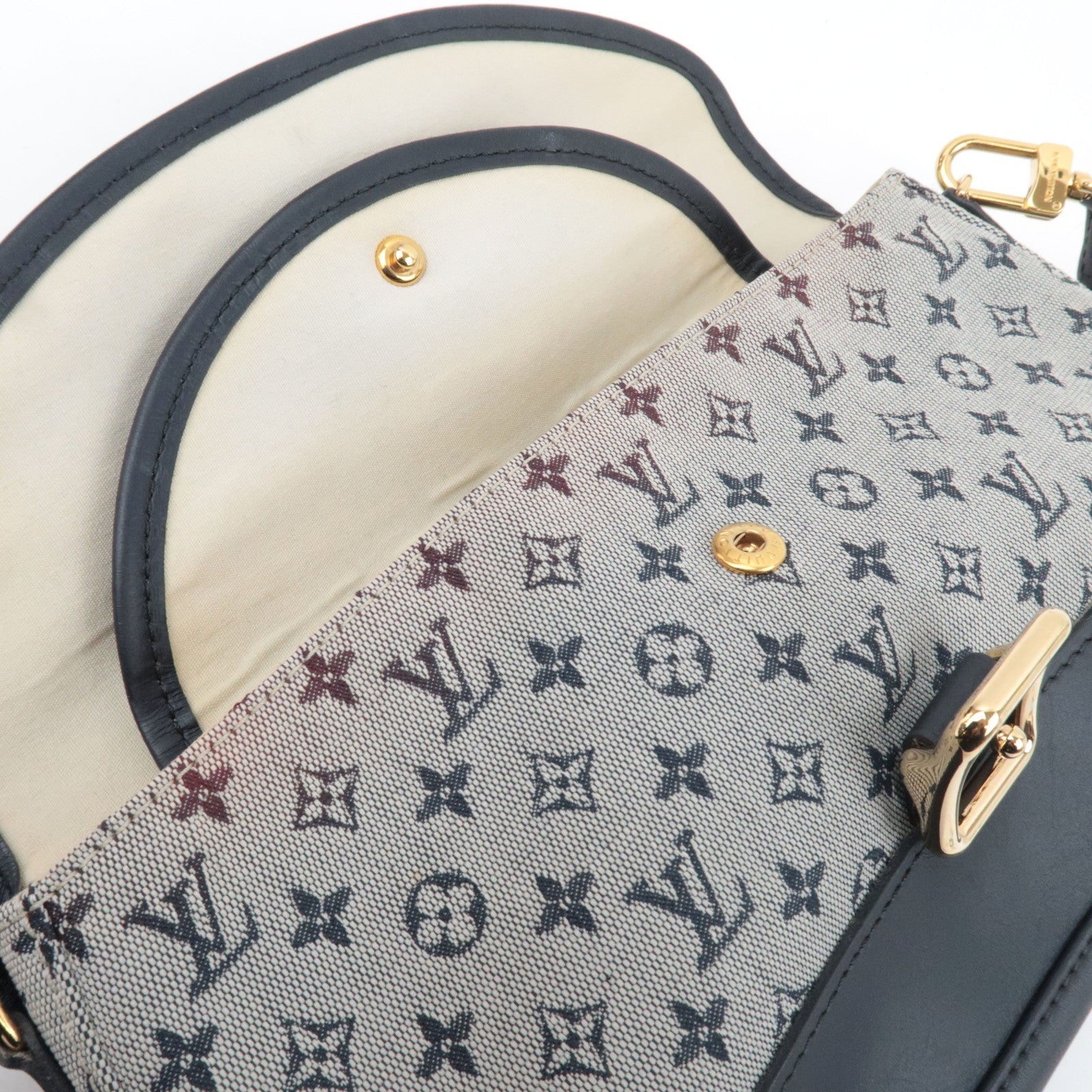 Louis Vuitton Monogram Mini Marjorie Shoulder Bag Blue M92690 TH0053