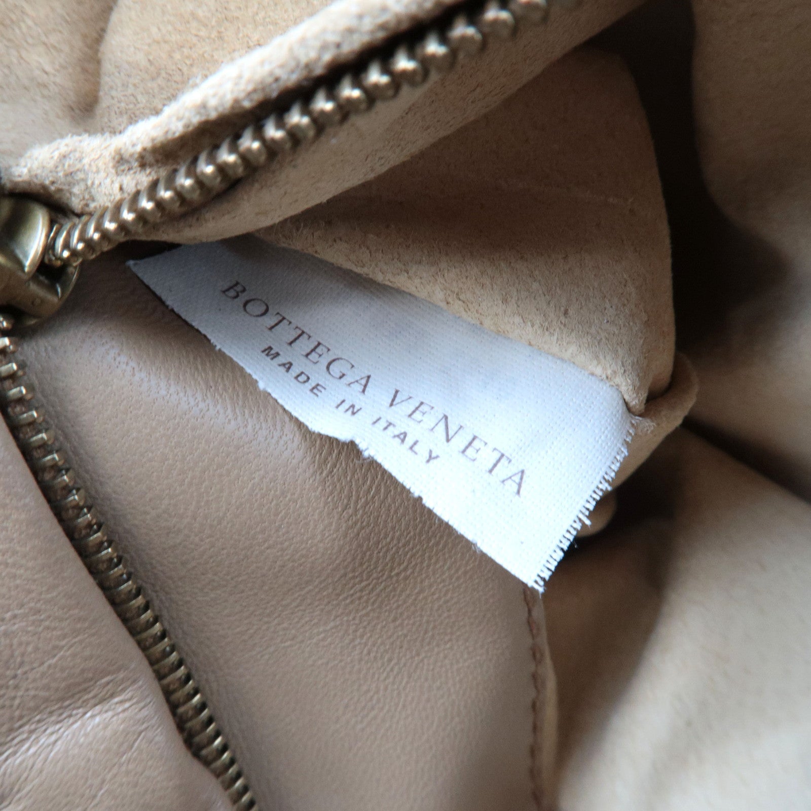 BOTTEGA VENETA Intrecciato Tote Bag Leather Beige 162937