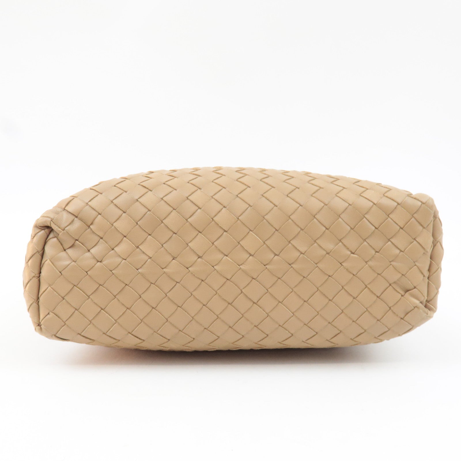 BOTTEGA VENETA Intrecciato Tote Bag Leather Beige 162937