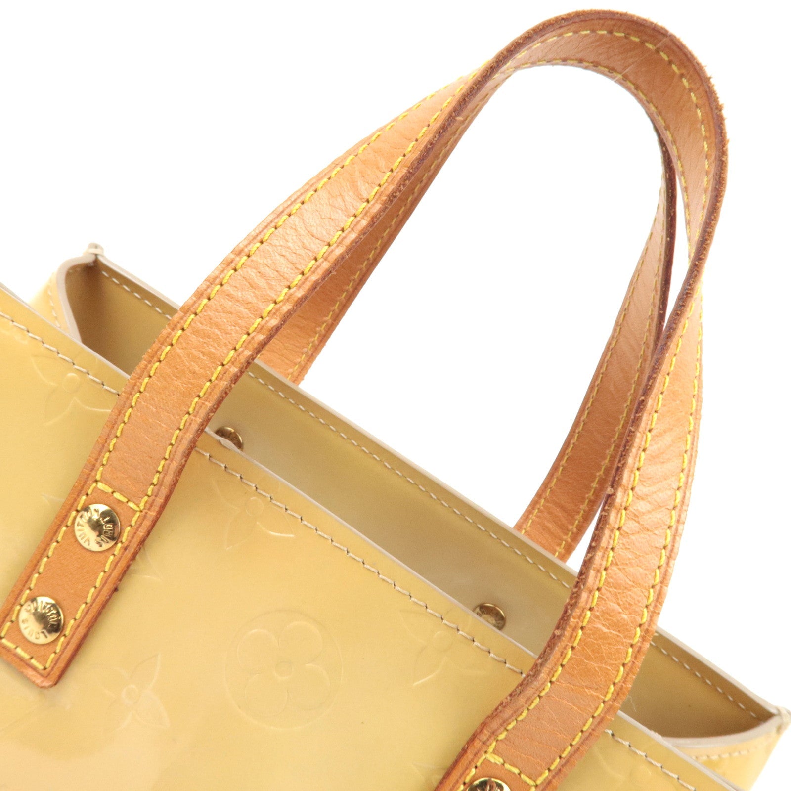 Louis Vuitton Monogram Vernis Reade PM Handbag Noisette M91334 MI0092