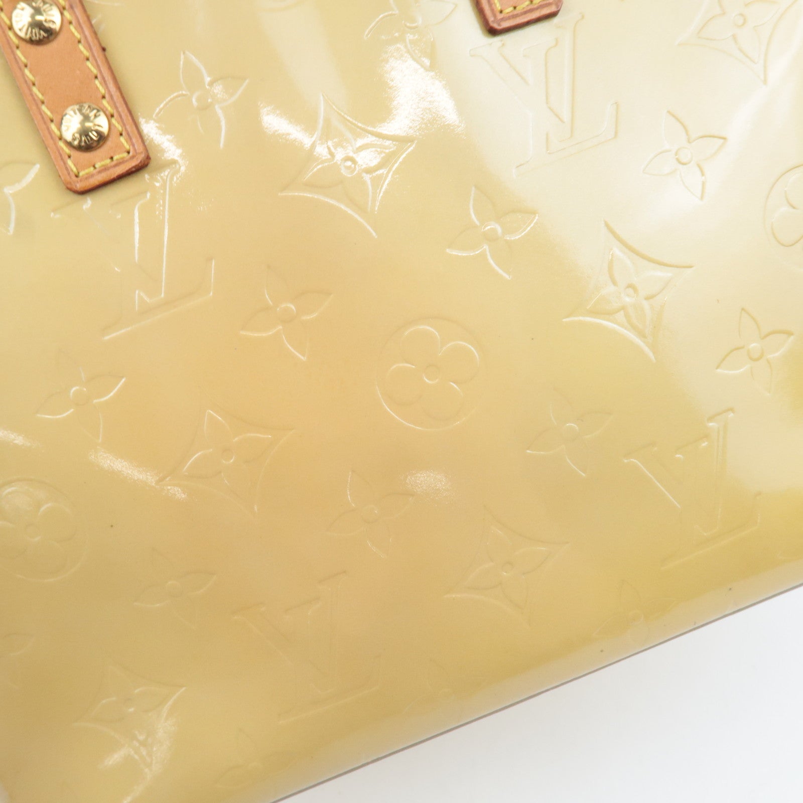 Louis Vuitton Monogram Vernis Reade PM Handbag Noisette M91334 MI0092