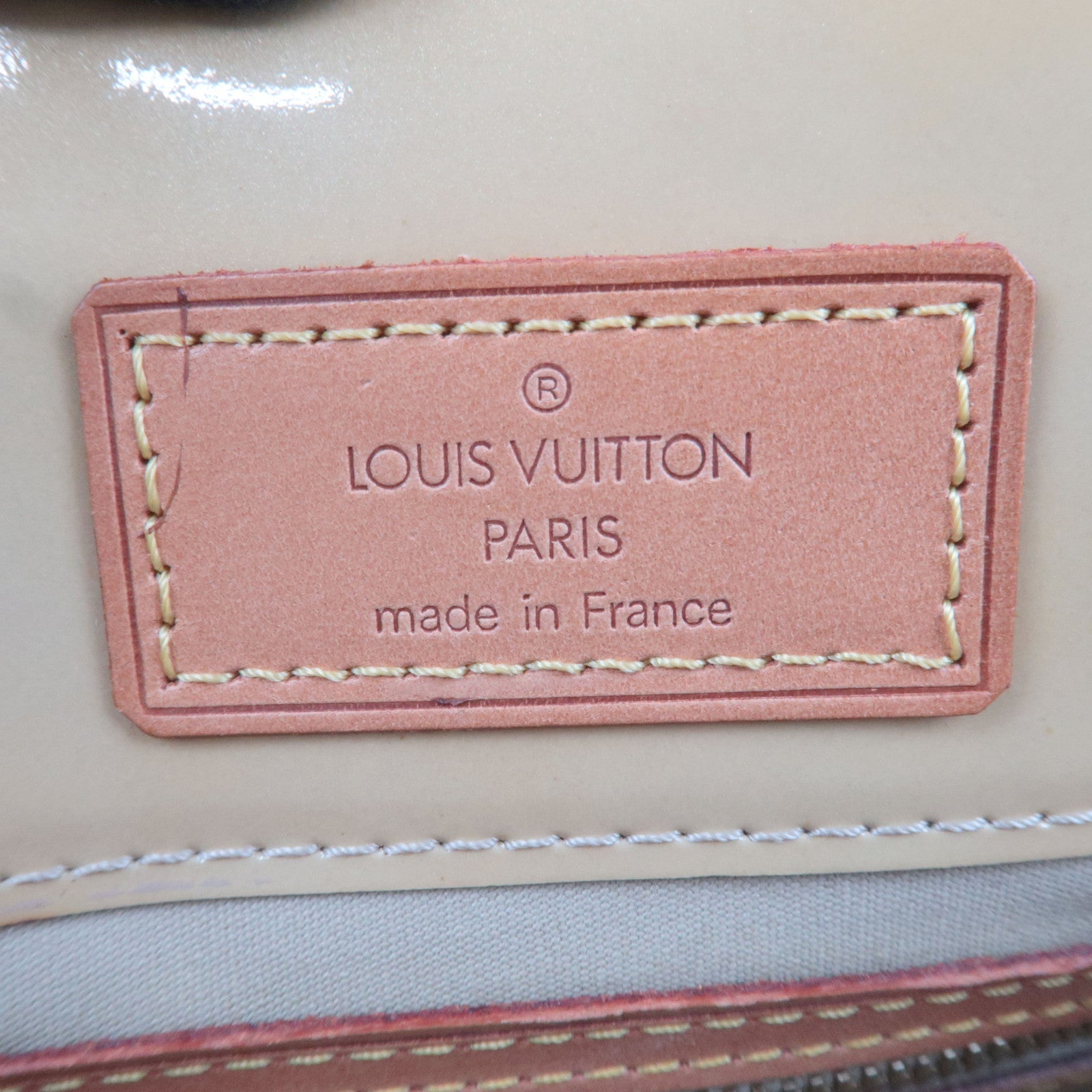 Louis Vuitton Monogram Vernis Reade PM Handbag Noisette M91334 MI0092