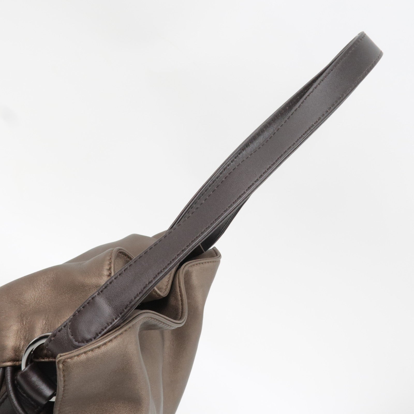 LOEWE Flamenco Shoulder Bag Nappa Leather Bronze