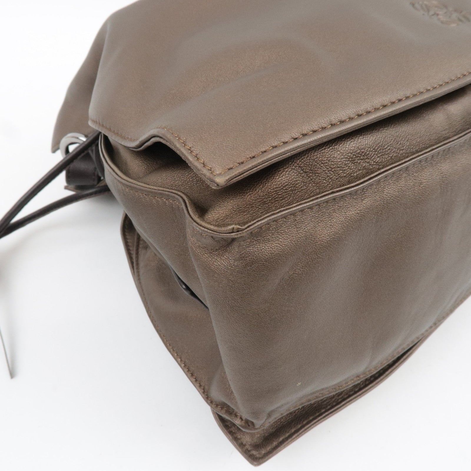 LOEWE Flamenco Shoulder Bag Nappa Leather Bronze