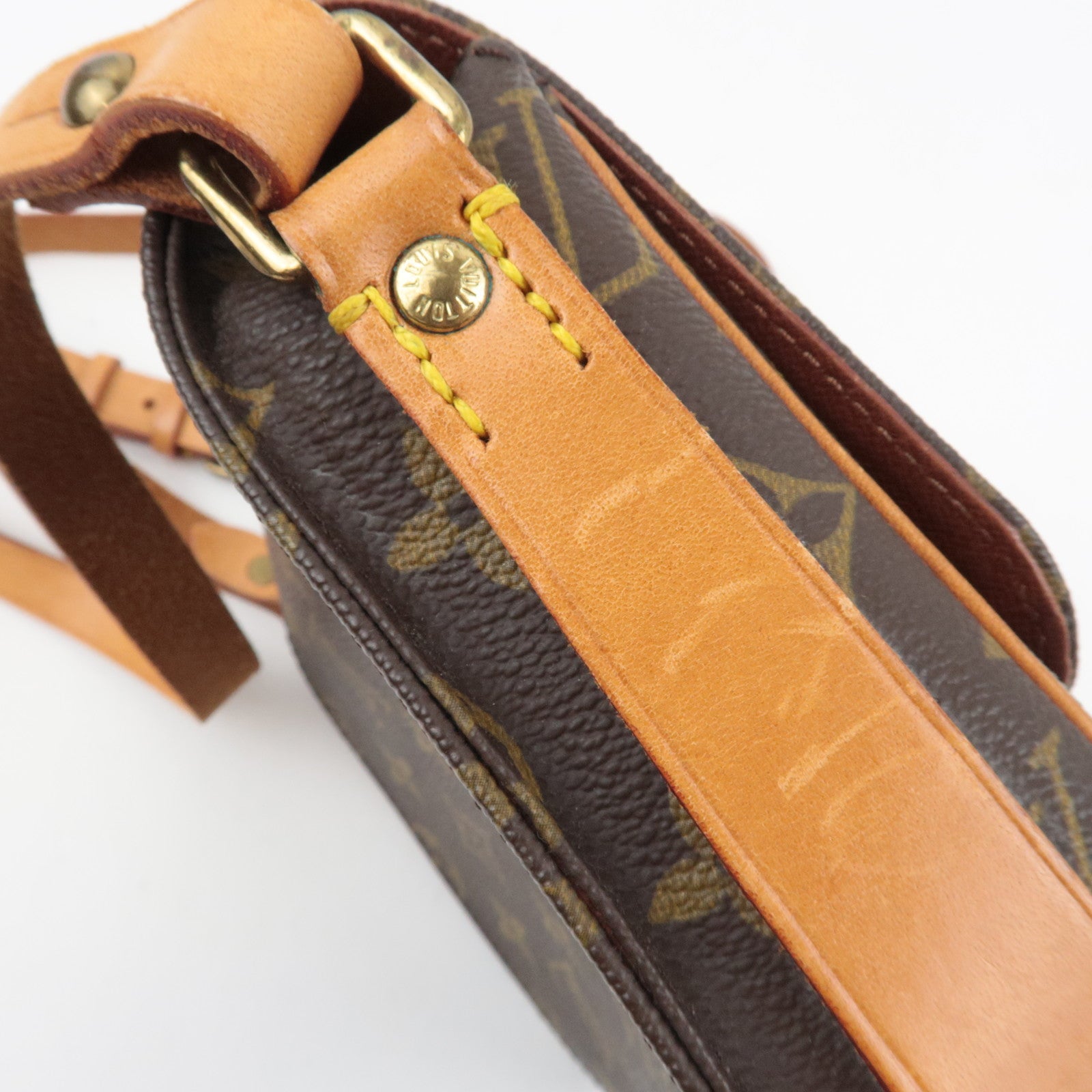 Louis Vuitton Monogram Cartouchiere PM Shoulder Bag M51254 852