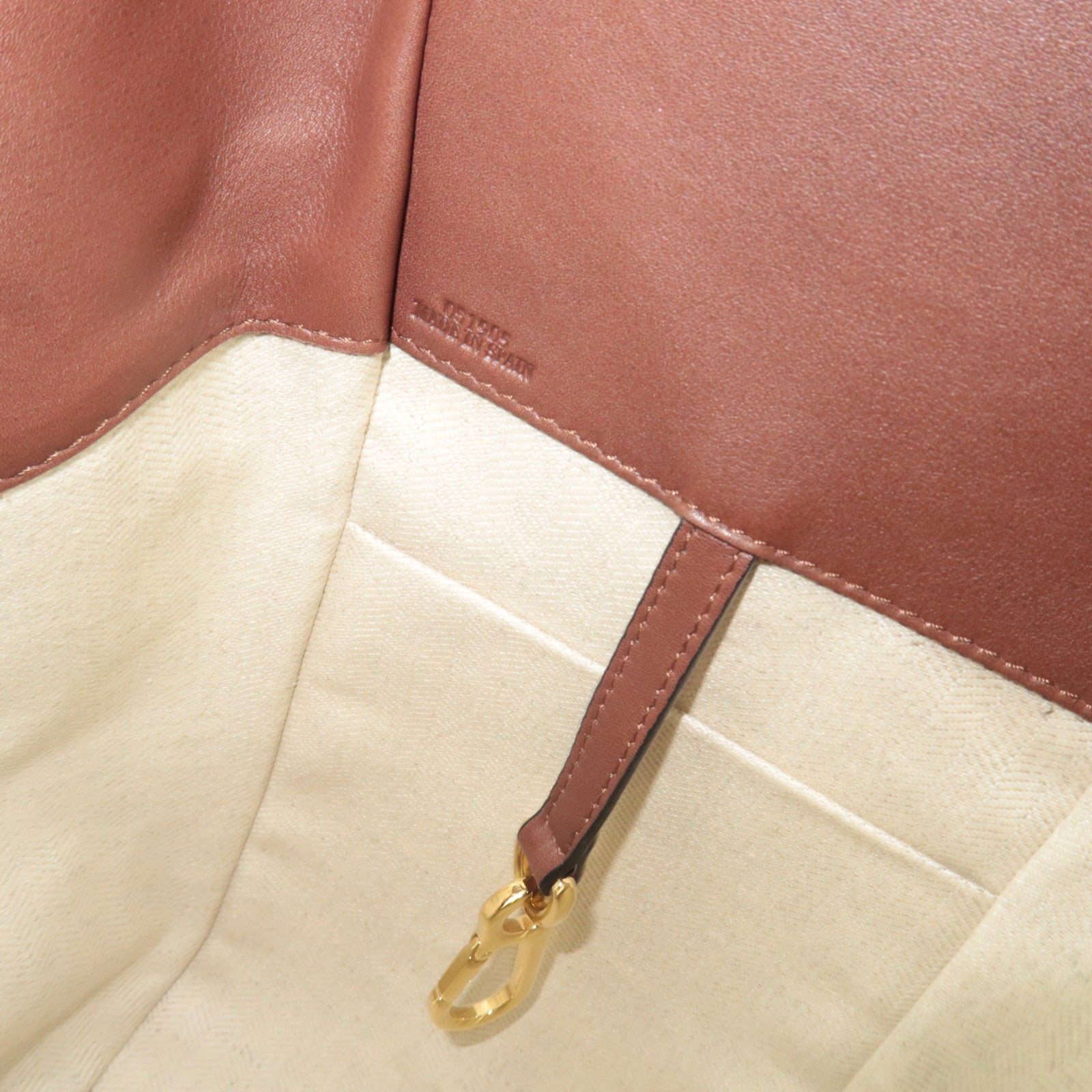 LOEWE Hammock Medium Shoulder Bag Leather Brown *Strap