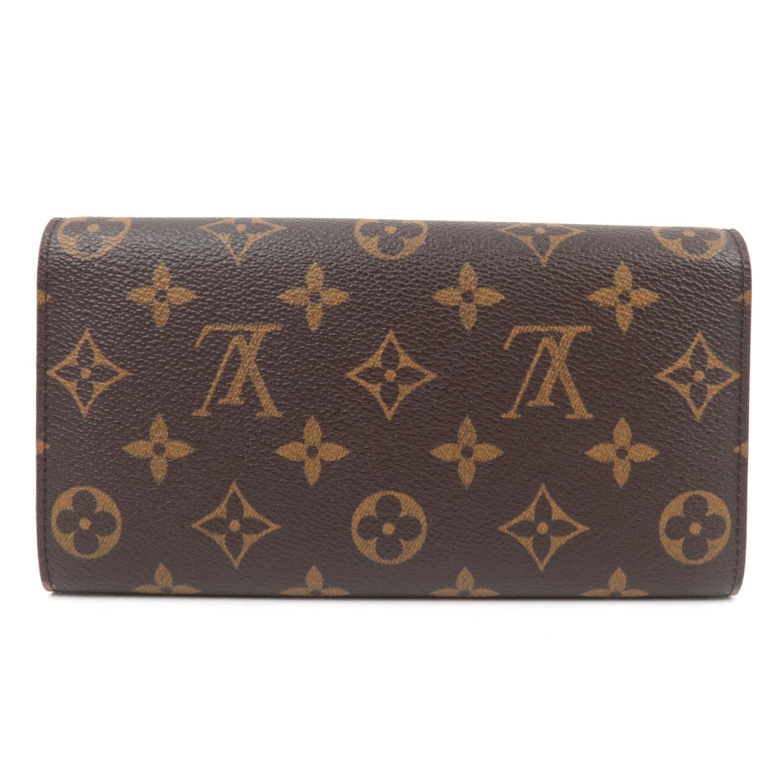 Louis Vuitton Monogram Pochette Porte Monnaie Credit Long Wallet M61725 TH0043