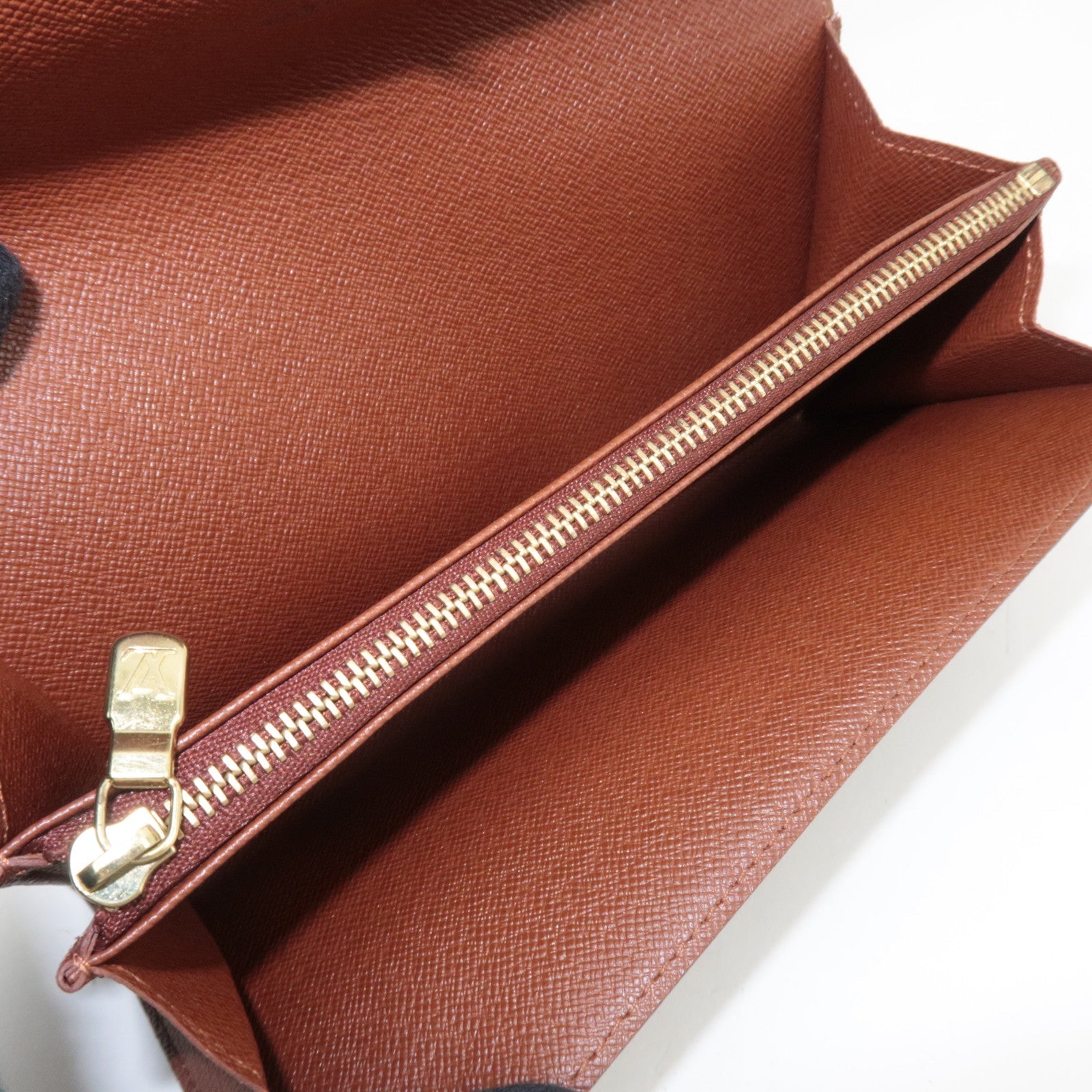 Louis Vuitton Monogram Pochette Porte Monnaie Credit Long Wallet M61725 TH0043