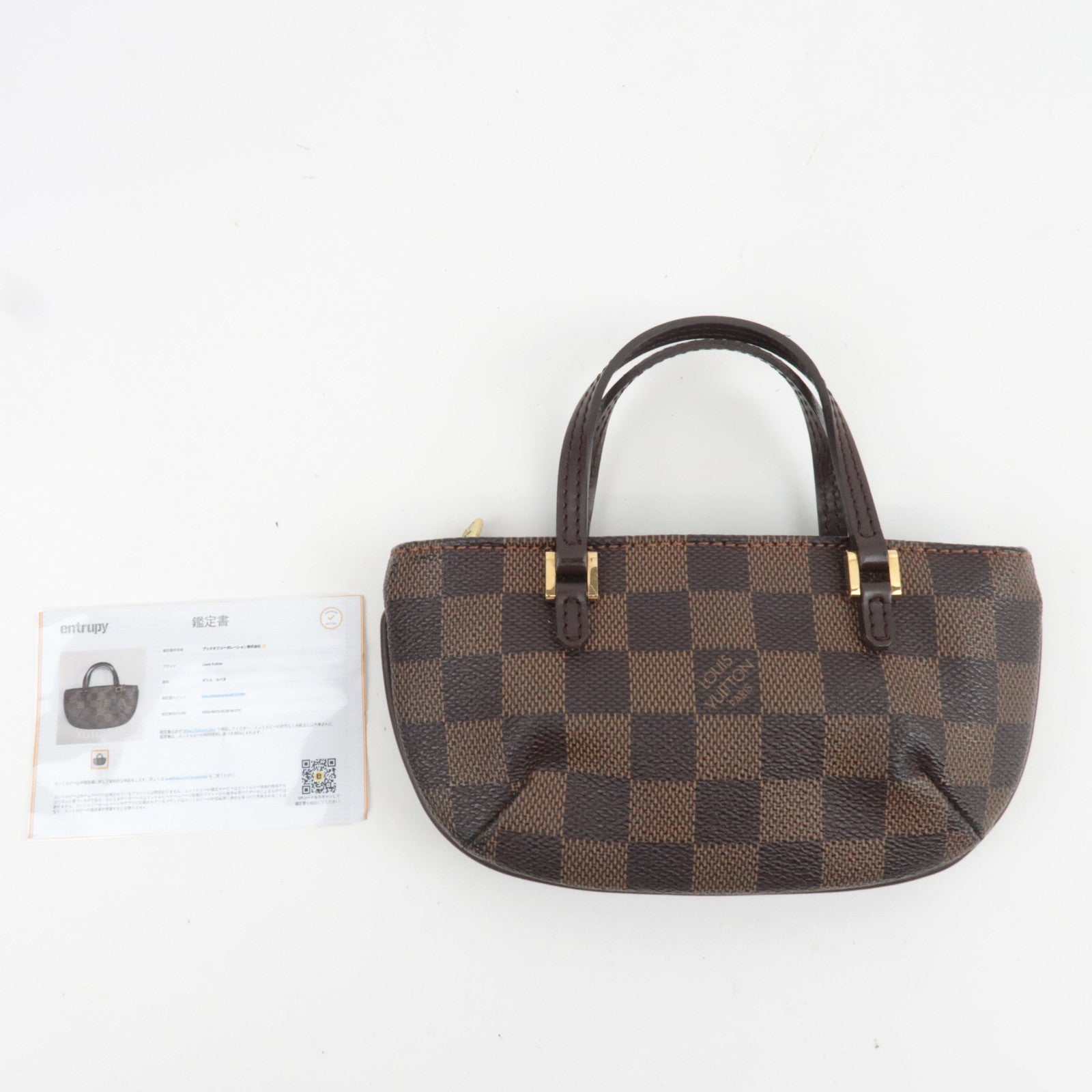 Louis Vuitton Damier Ebene Mini Pouch For Manosque GM Bag