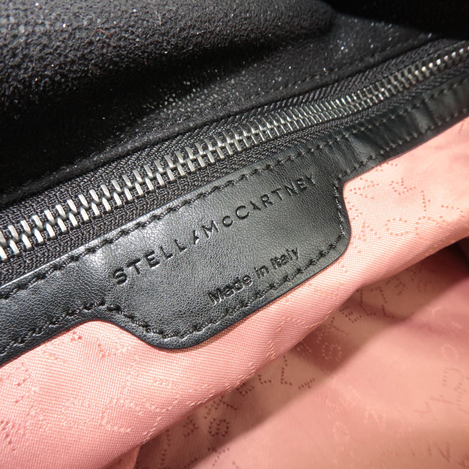 Stella McCartney Falabella Fold Over Chain Shoulder Bag Vegan Leather Black *Dust bag