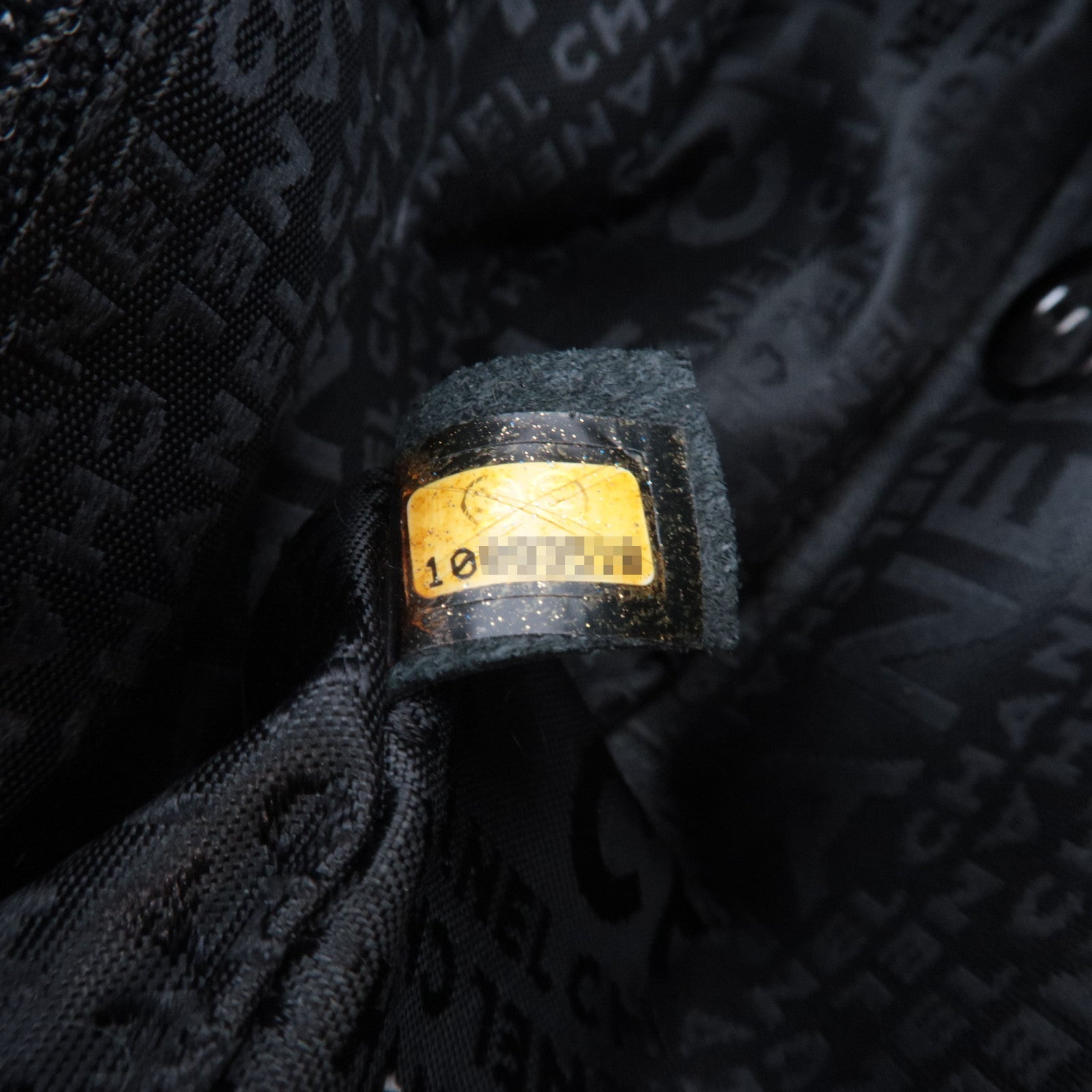 CHANEL Single Flap Fur Tweed Chain Shoulder Bag Lilac Silver HDW 10083518 *Box, Dust bag, G card