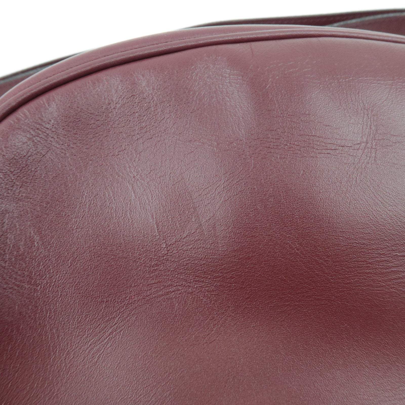 Cartier Must Shoulder Bag Leather Bordeaux *Dust bag