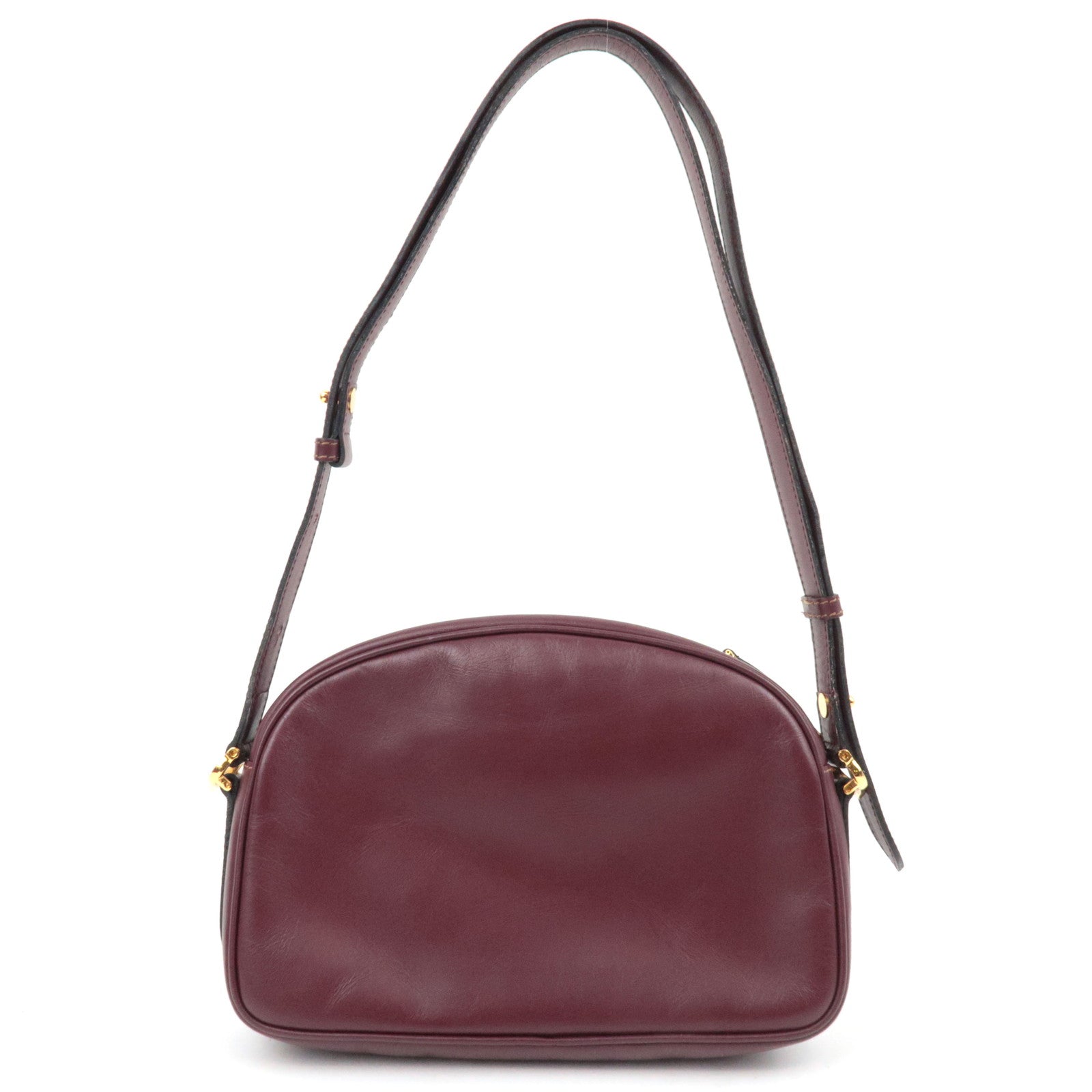 Cartier Must Shoulder Bag Leather Bordeaux *Dust bag