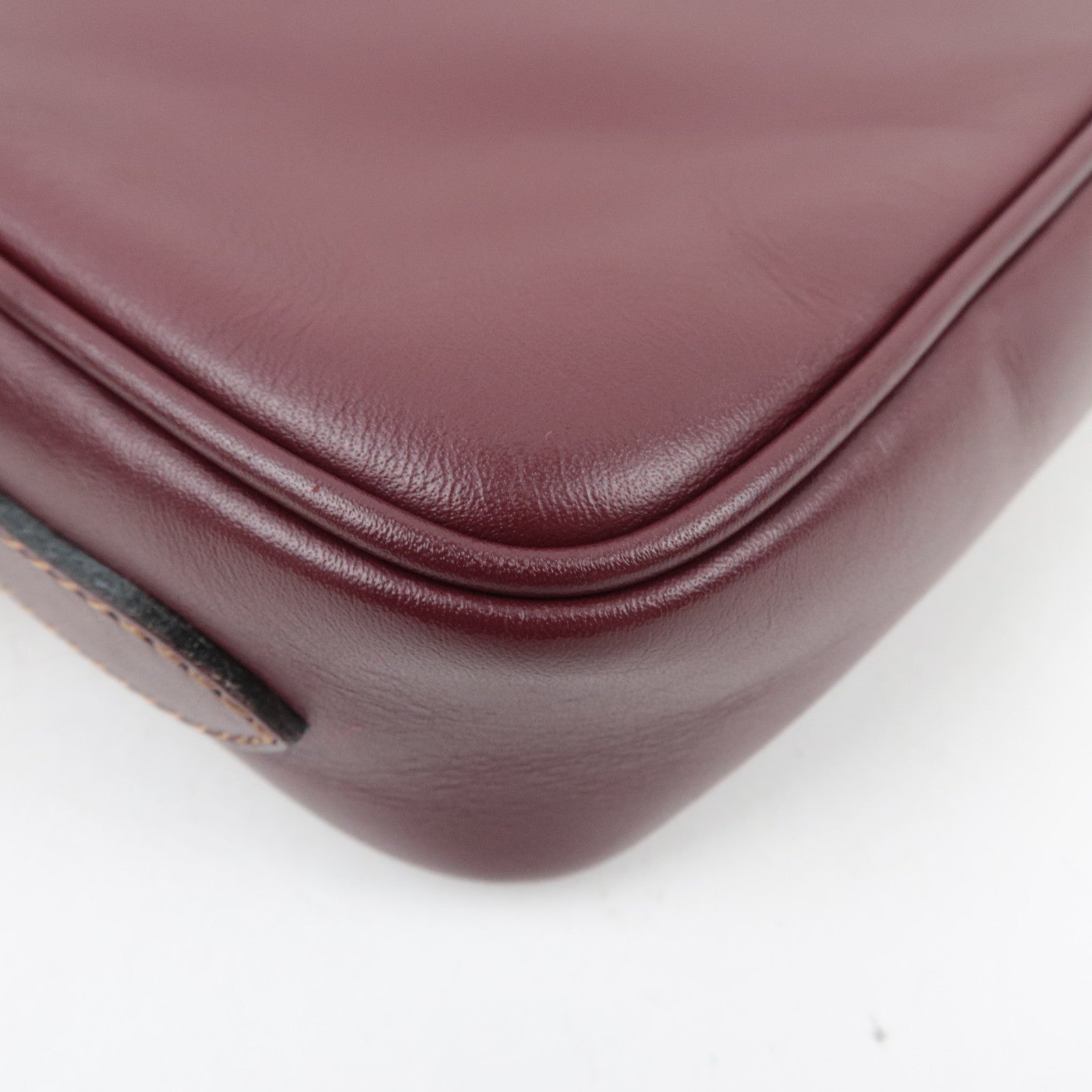 Cartier Must Shoulder Bag Leather Bordeaux *Dust bag
