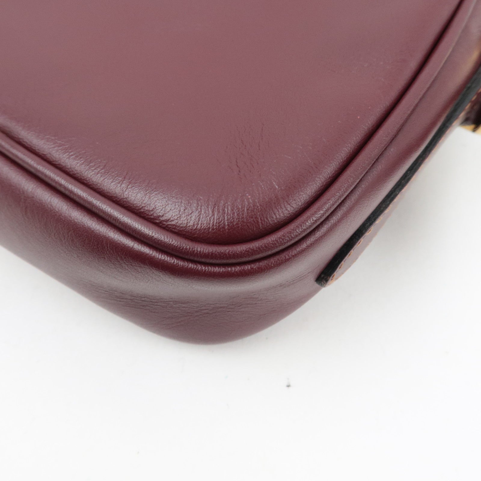 Cartier Must Shoulder Bag Leather Bordeaux *Dust bag