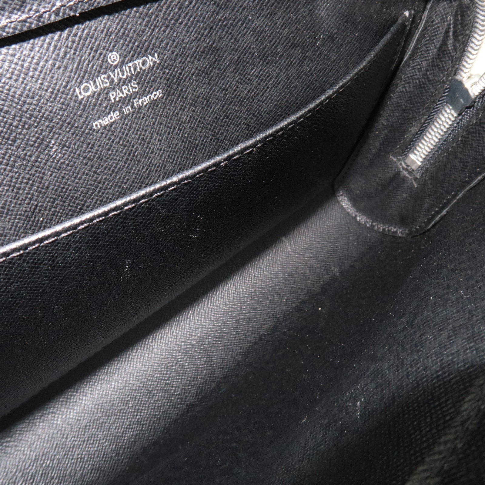 Louis Vuitton Taiga Baikal Clutch Bag Ardoise M30182 VI0065