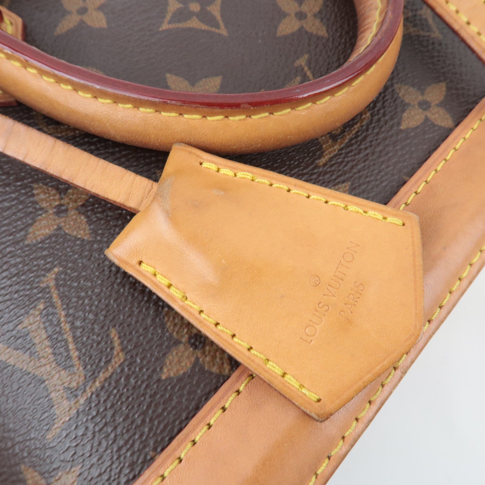 Louis Vuitton Monogram Alma BB 2Way Bag M53152 RFID *Strap, Key Lock, Clochette