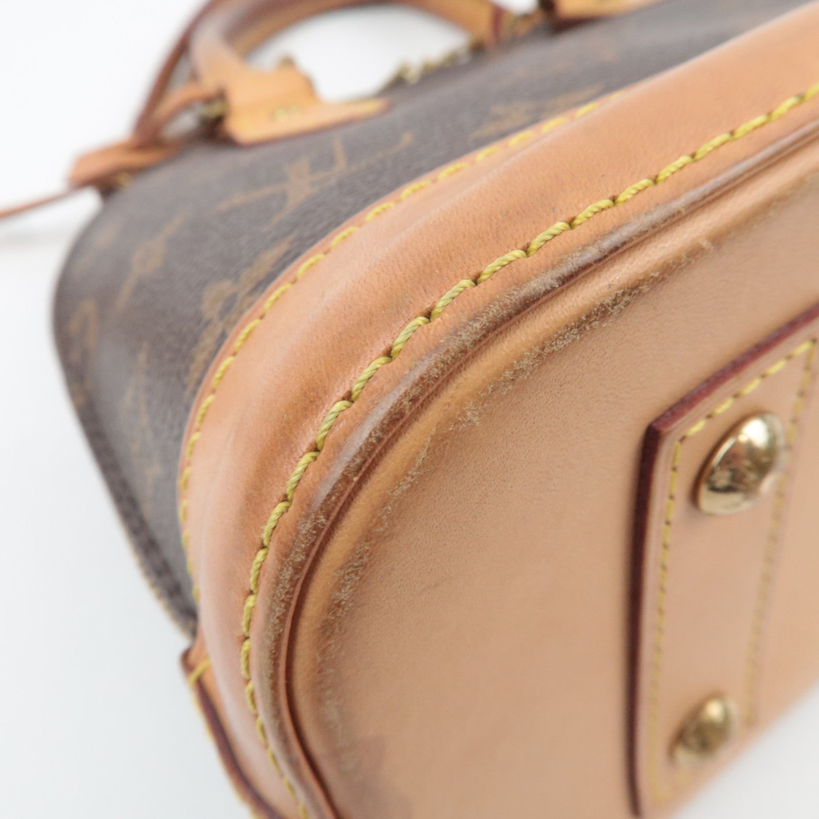 Louis Vuitton Monogram Alma BB 2Way Bag M53152 RFID *Strap, Key Lock, Clochette