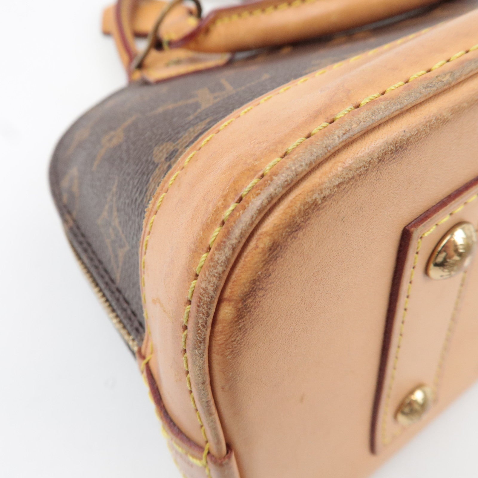 Louis Vuitton Monogram Alma BB 2Way Bag M53152 RFID *Strap, Key Lock, Clochette