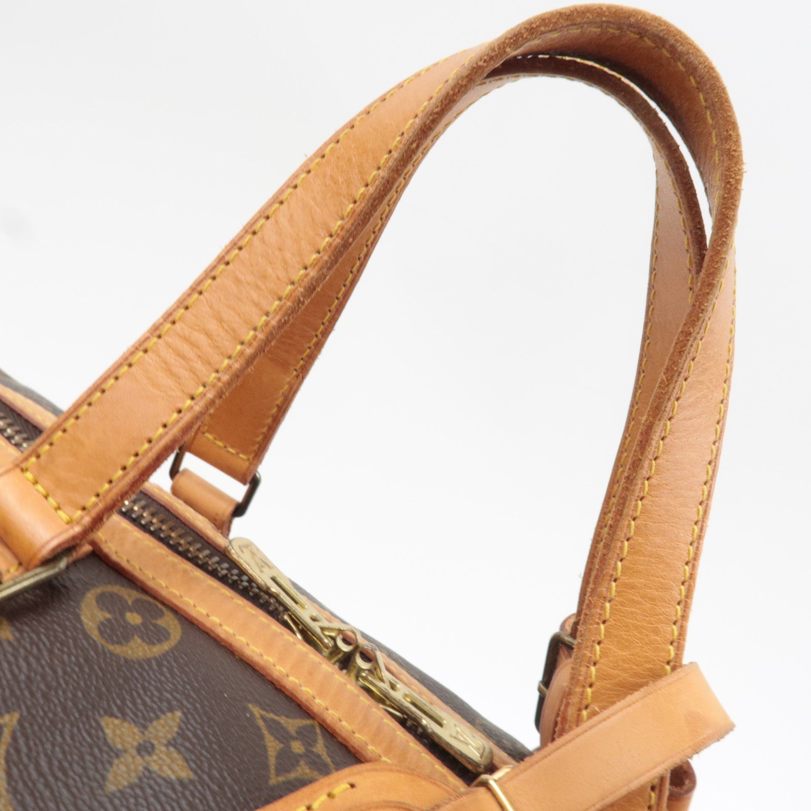 Louis Vuitton Monogram Sac Souple 35 Boston Bag M41626 TH0940 *Name tag, Poignet | Authentic Pre-owned from Japan