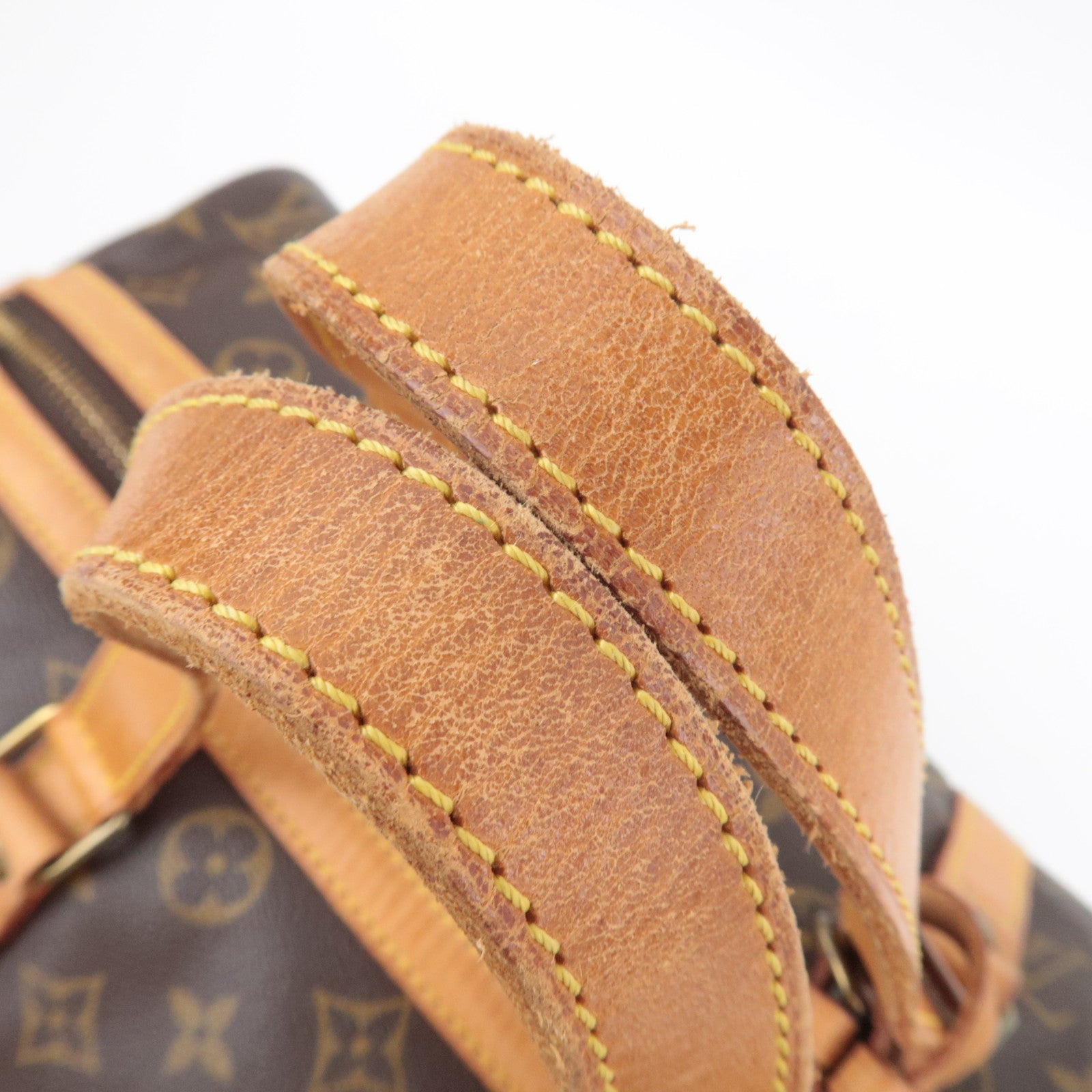 Louis Vuitton Monogram Sac Souple 35 Boston Bag M41626 TH0940 *Name tag, Poignet | Authentic Pre-owned from Japan