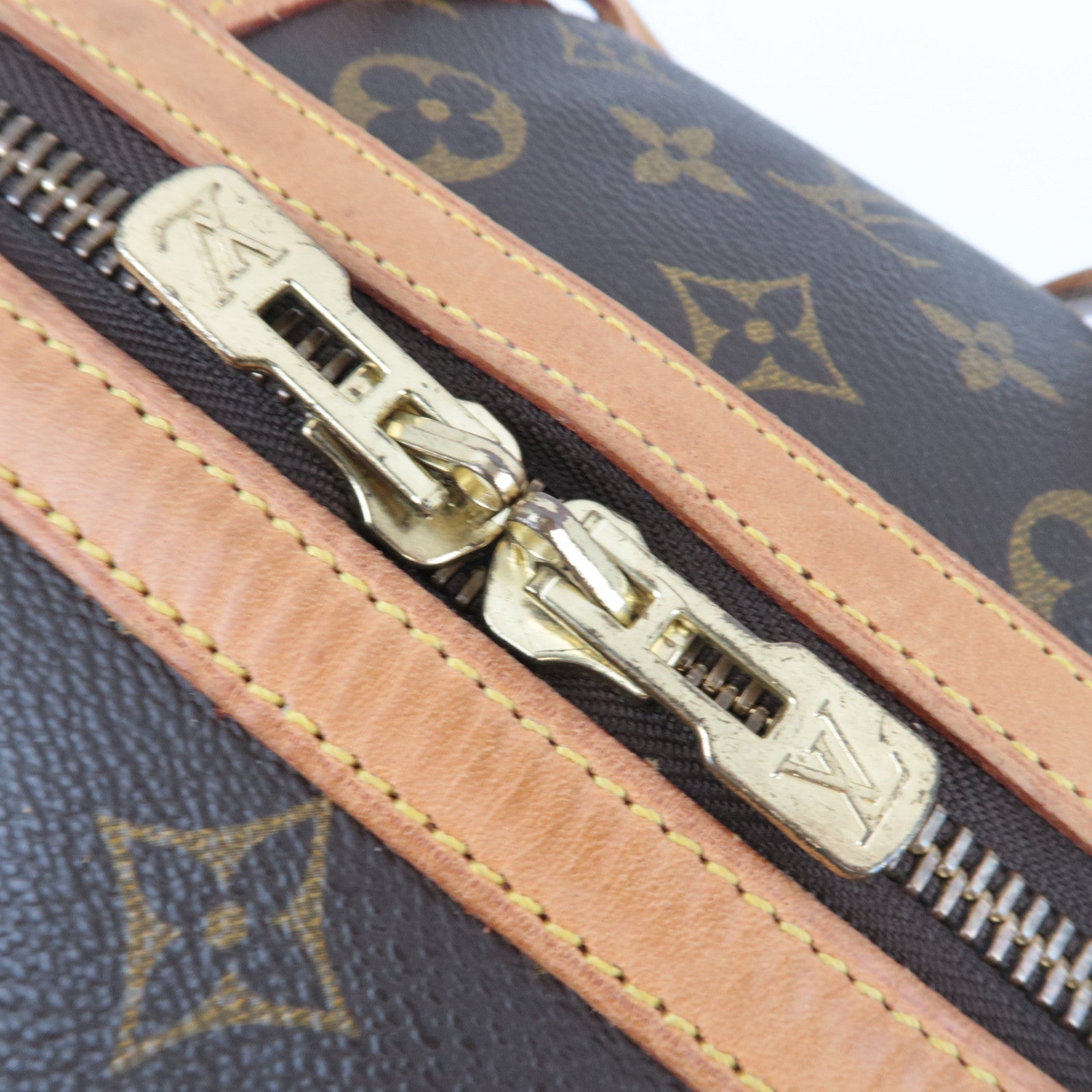 Louis Vuitton Monogram Sac Souple 35 Boston Bag M41626 TH0940 *Name tag, Poignet | Authentic Pre-owned from Japan