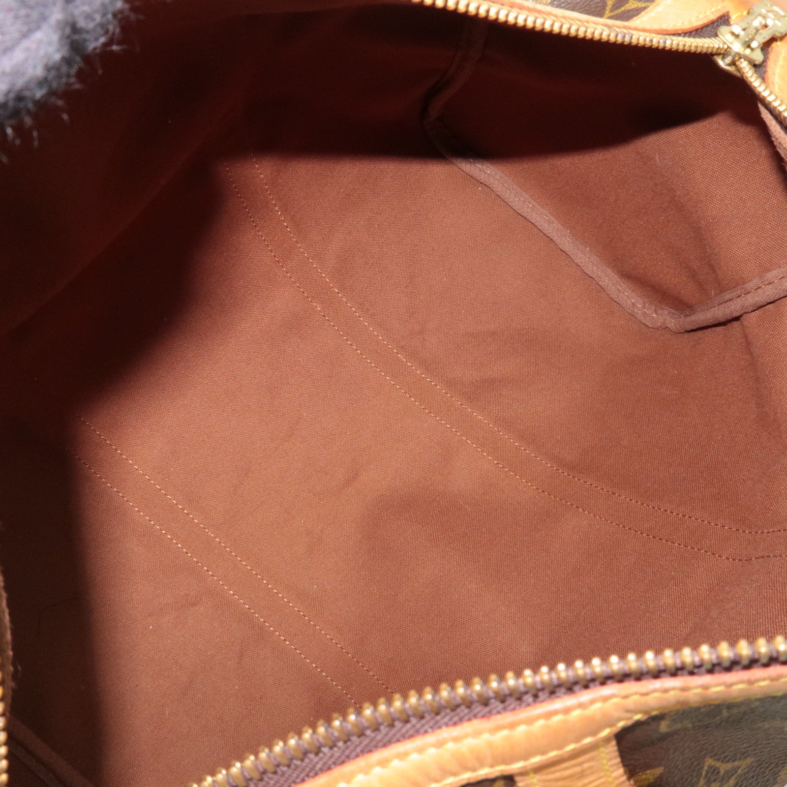 Louis Vuitton Monogram Sac Souple 35 Boston Bag M41626 TH0940 *Name tag, Poignet | Authentic Pre-owned from Japan