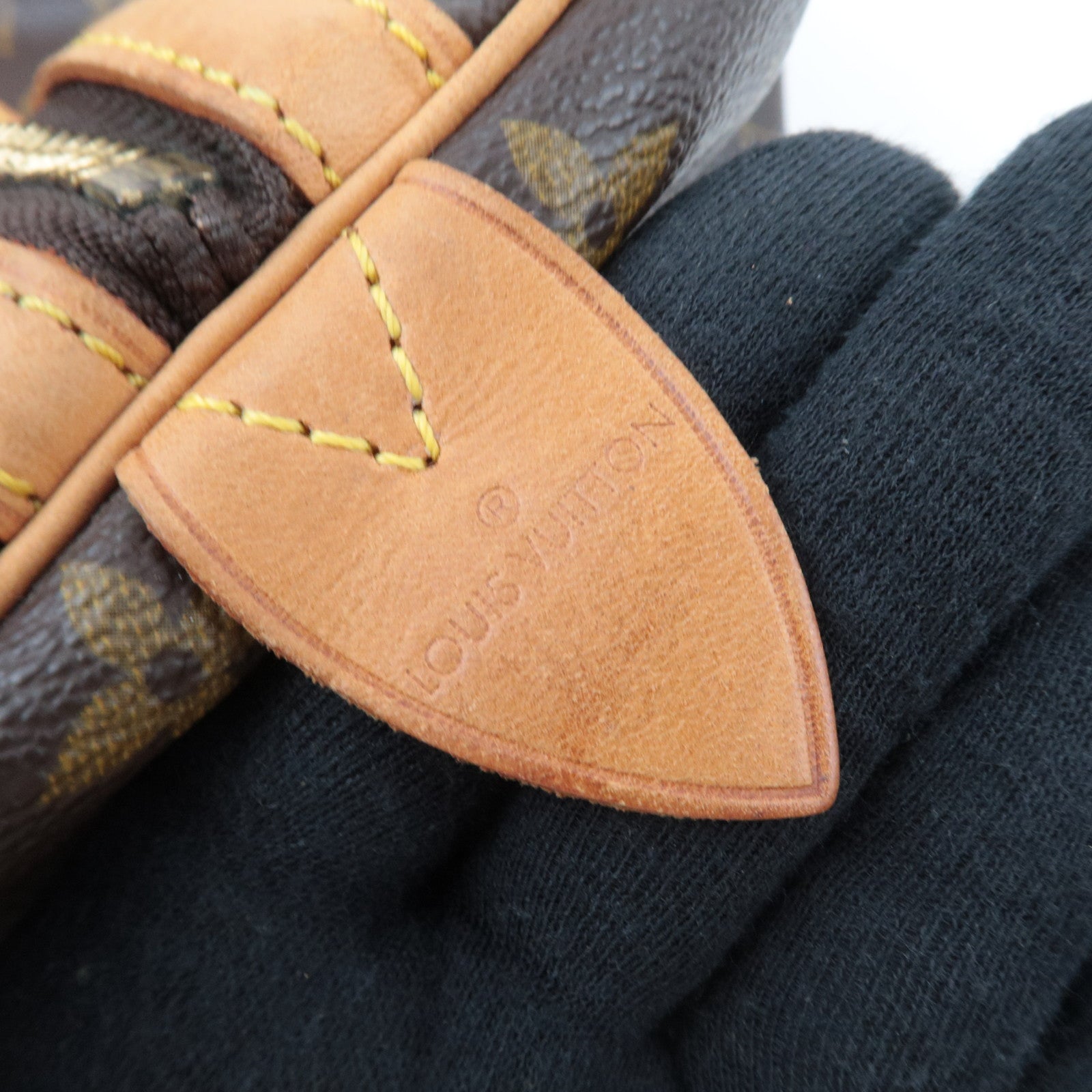 Louis Vuitton Monogram Sac Souple 35 Boston Bag M41626 TH0940 *Name tag, Poignet | Authentic Pre-owned from Japan