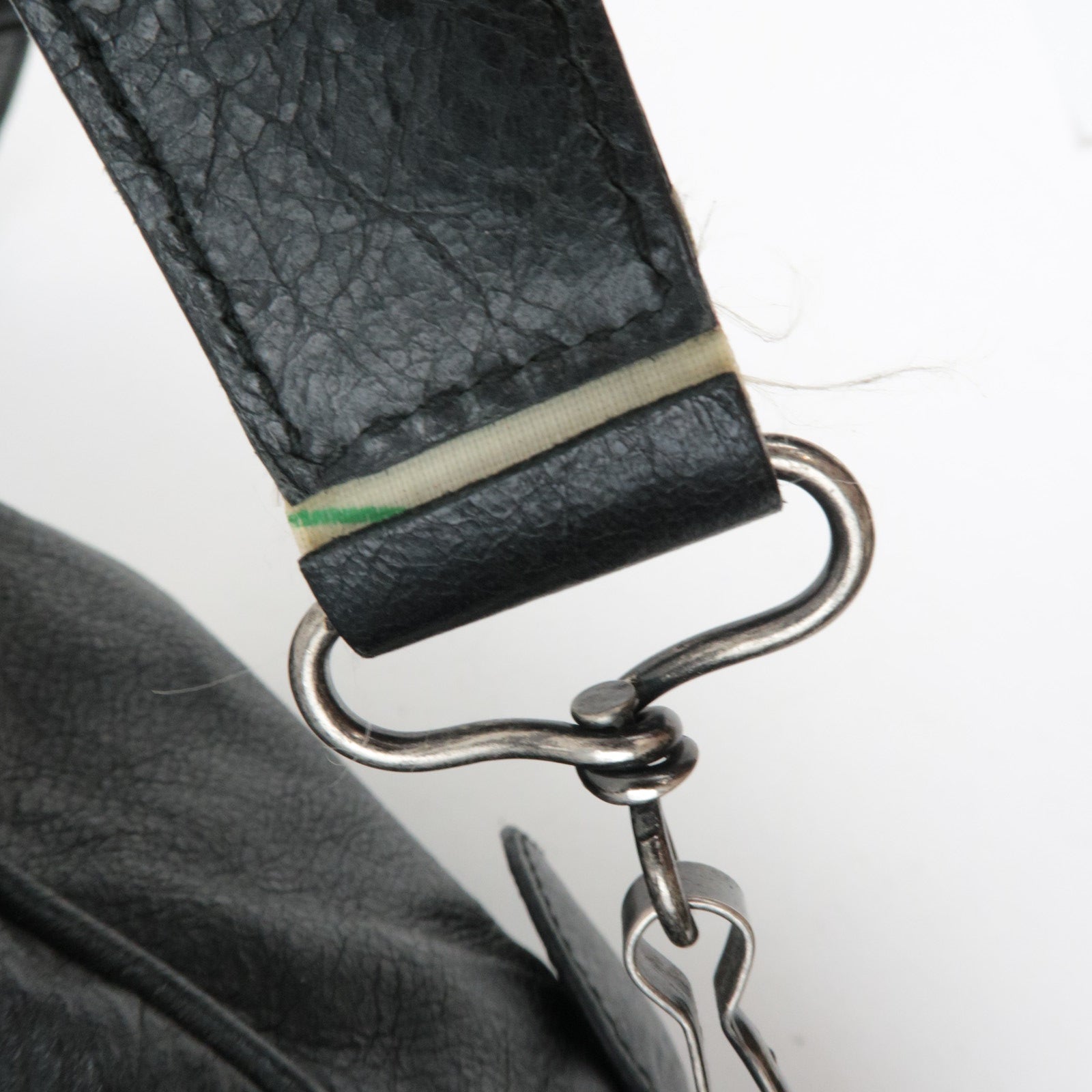 BALENCIAGA 2Way Leather Business Bag Black 265182 *Strap