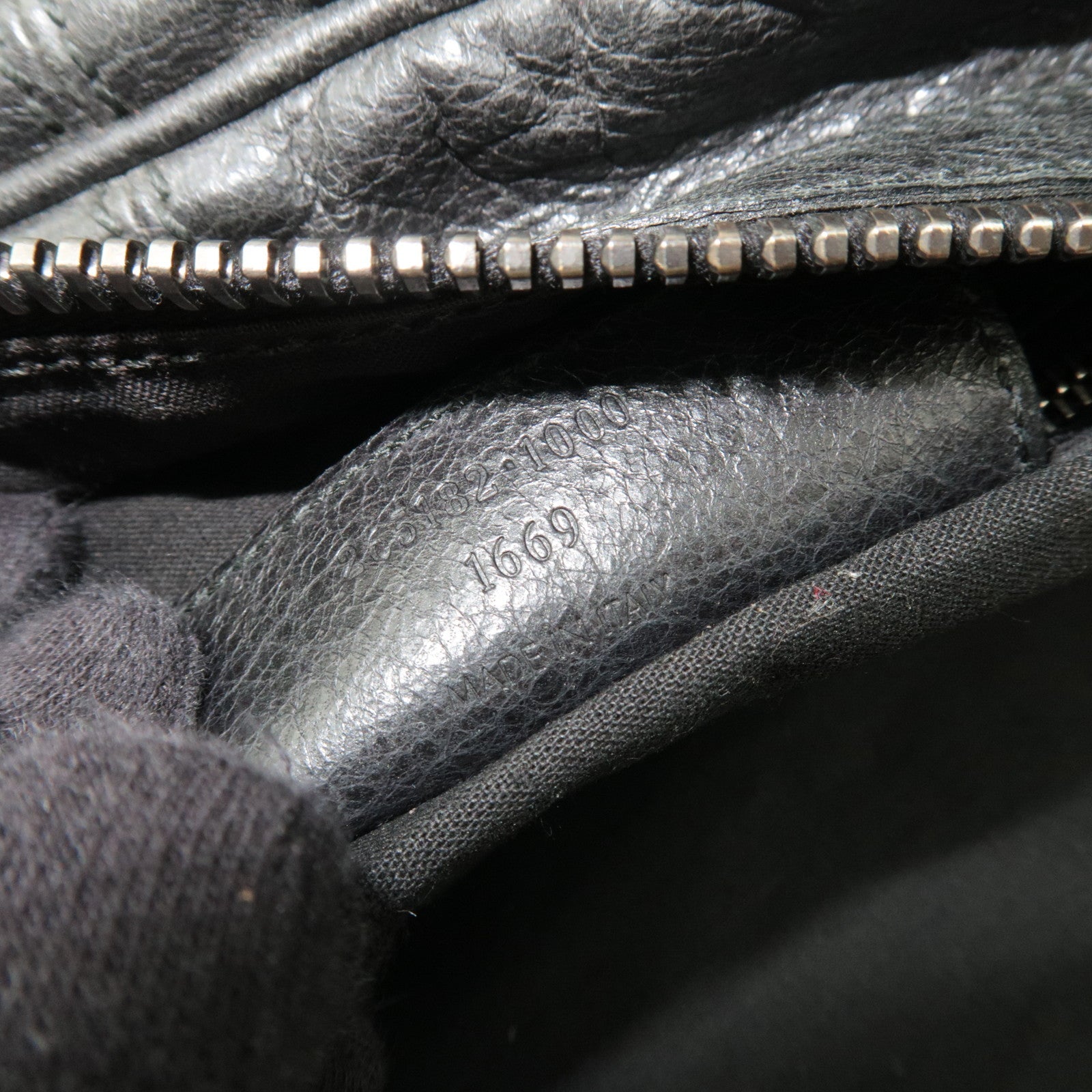 BALENCIAGA 2Way Leather Business Bag Black 265182 *Strap