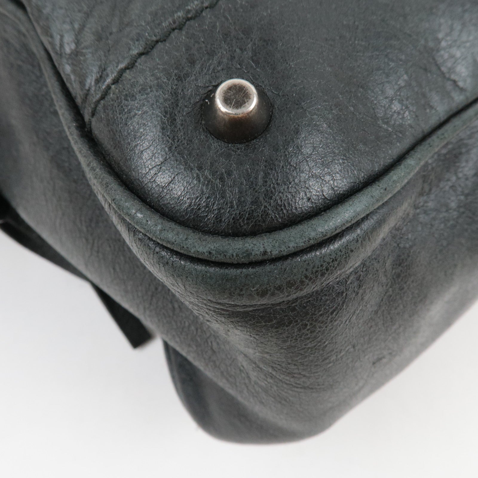 BALENCIAGA 2Way Leather Business Bag Black 265182 *Strap