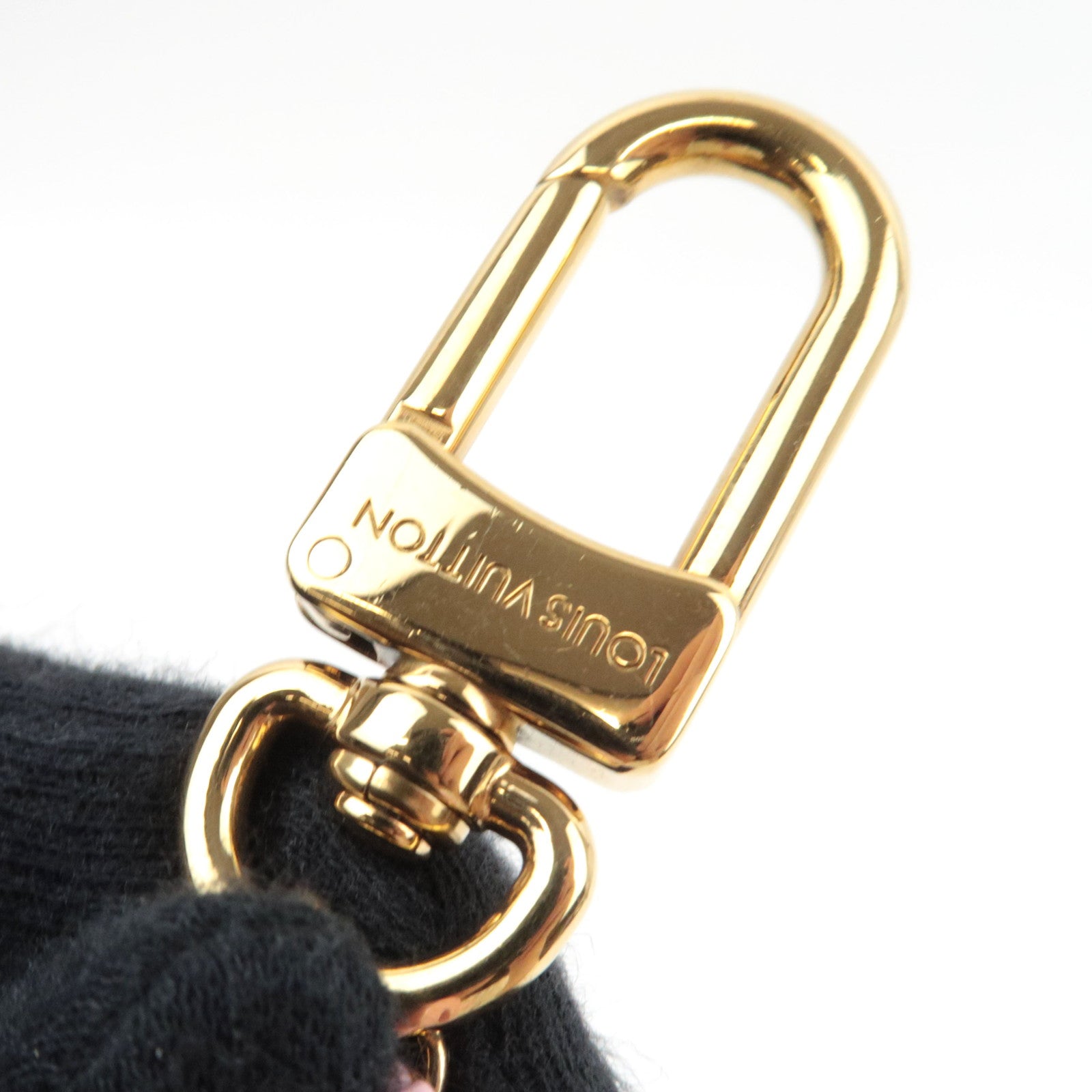 Louis Vuitton Chain Iconics Bag Charm Metal Gold M01372