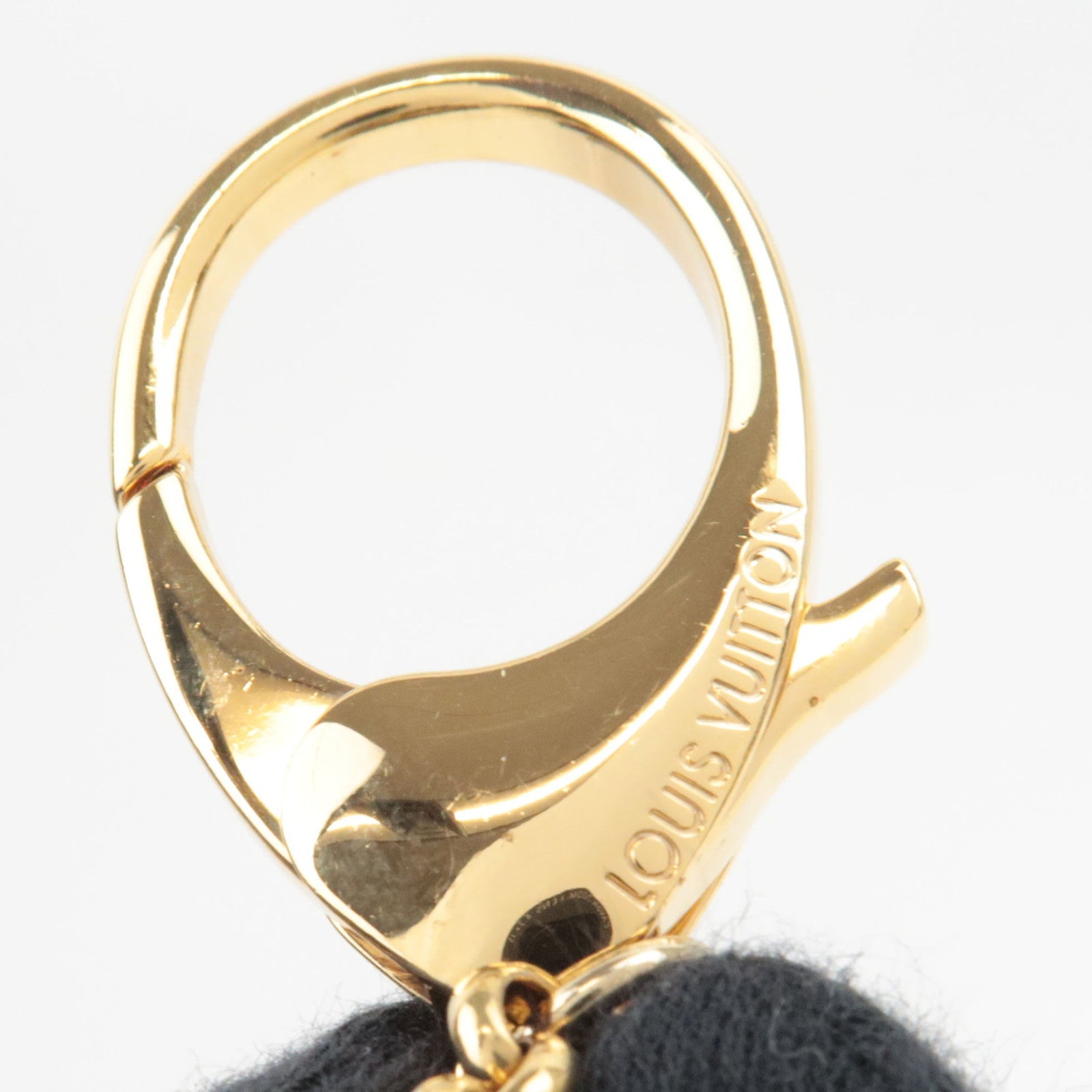 Louis Vuitton Fleur De Monogram Bag Charm Metal Gold M67119 DI0176