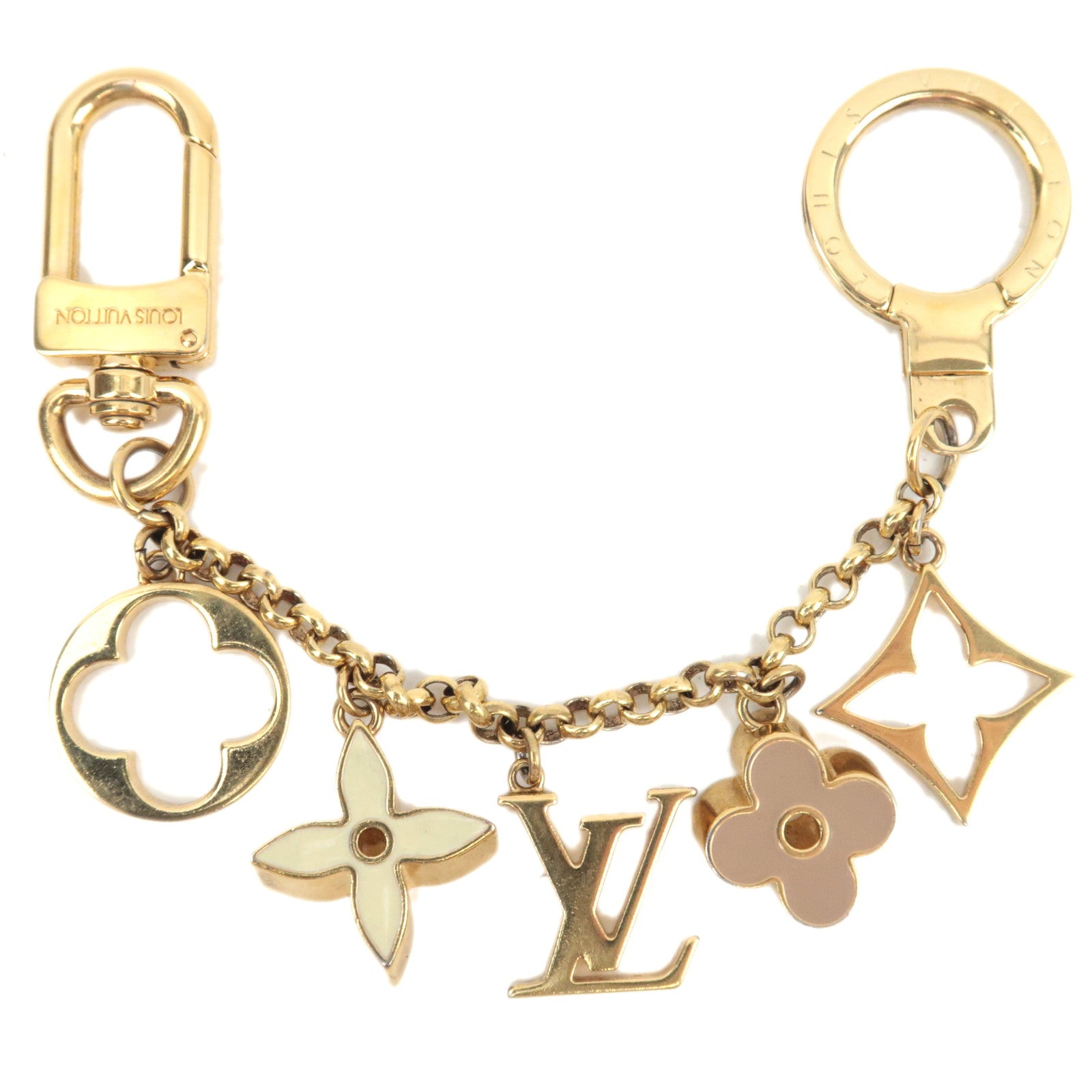 Louis Vuitton Chain Fleur de Monogram Bag Charm M65111 DI122182004
