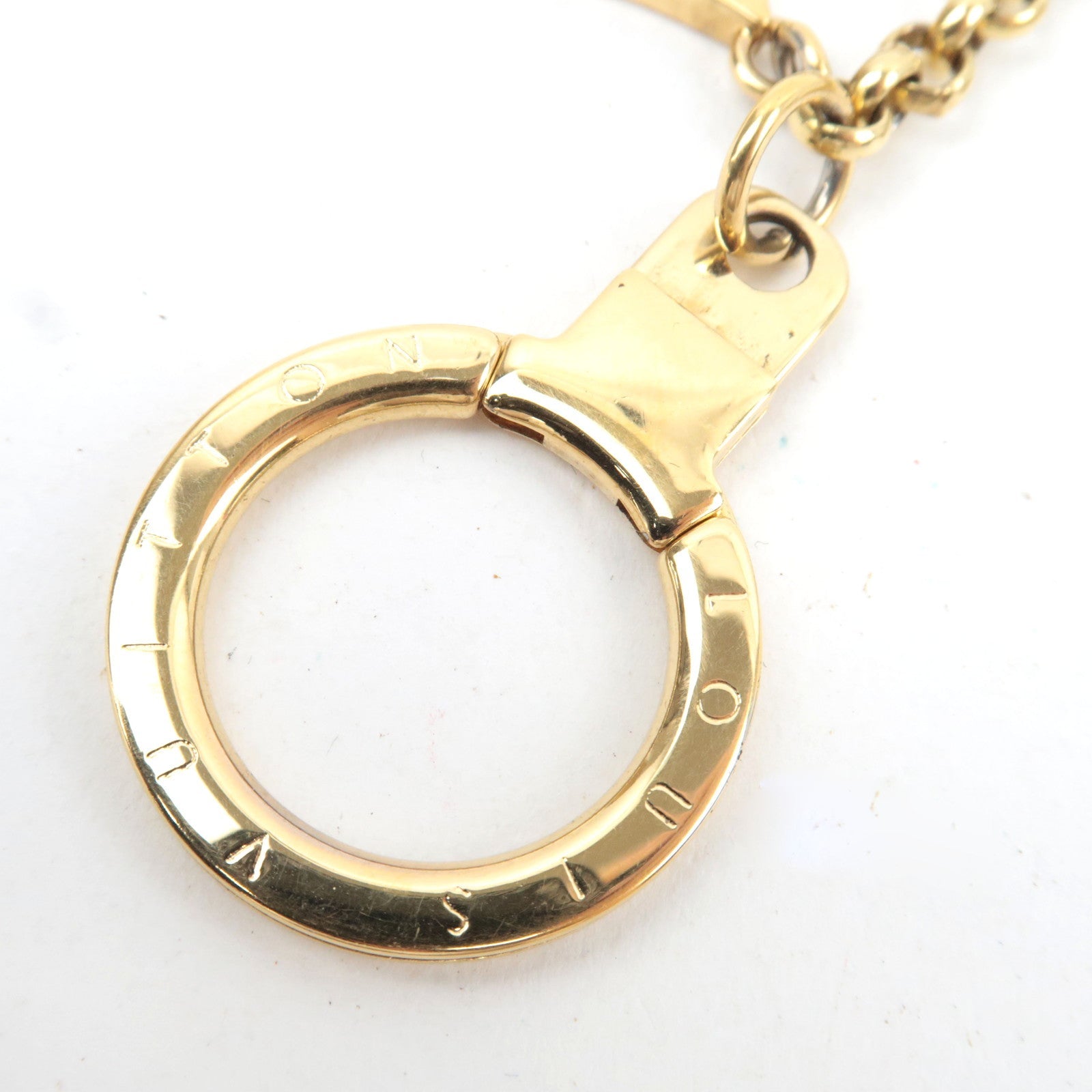 Louis Vuitton Chain Fleur de Monogram Bag Charm M65111 DI1221