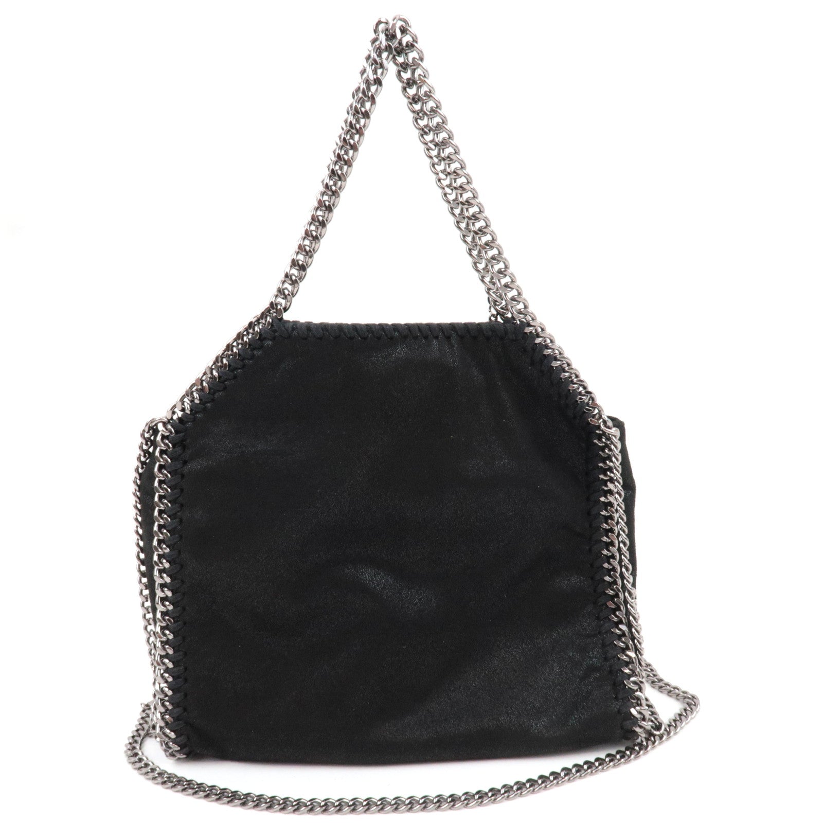 Stella McCartney Falabella Mini Chain Shoulder Bag Vegan Leather Black