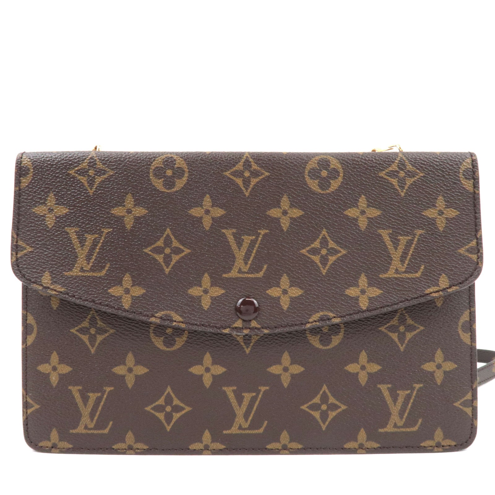 Louis Vuitton Monogram Double Rabbat Shoulder Bag M51815 873VI