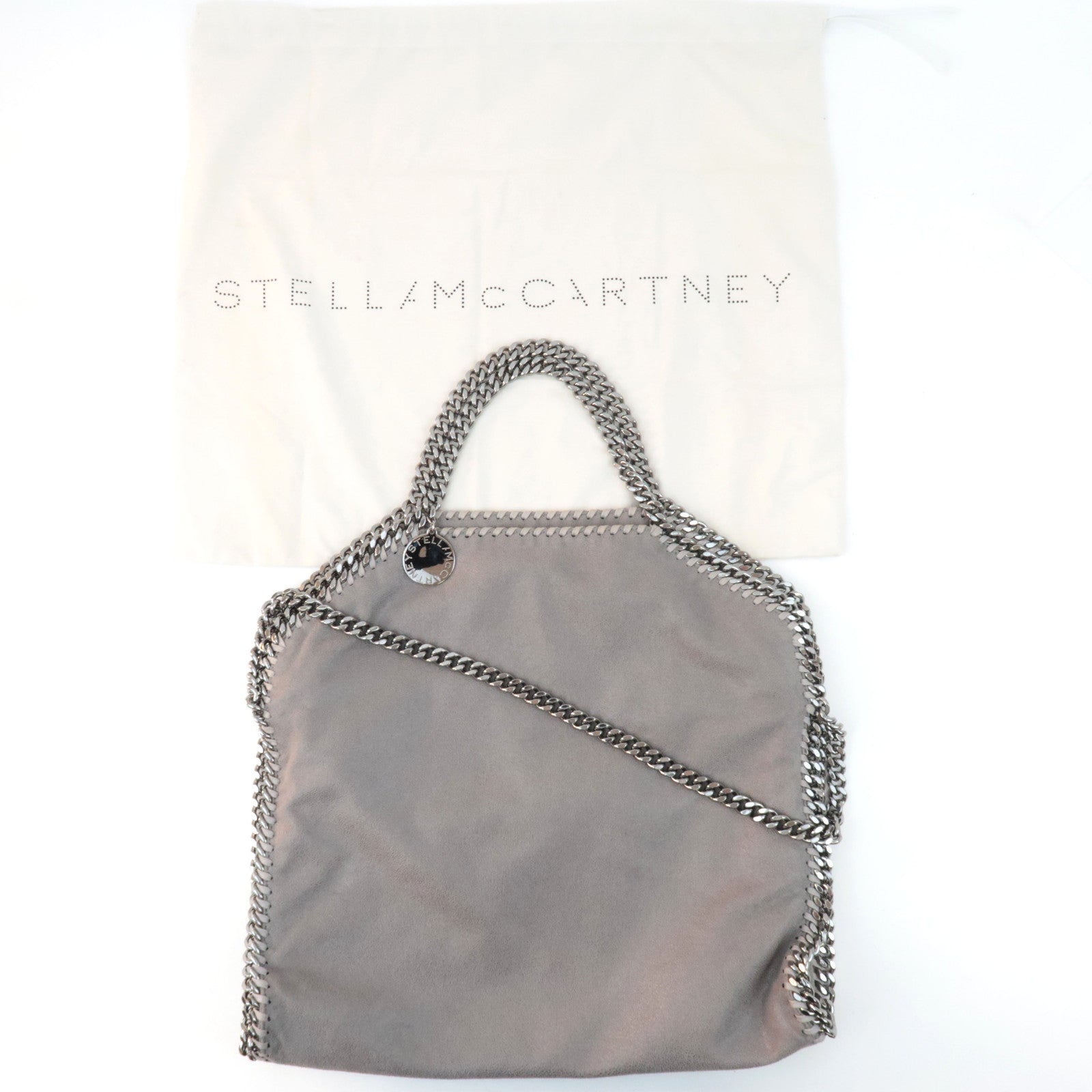 Stella McCartney Falabella Chain Shoulder Bag Vegan Leather Gray *Dust bag