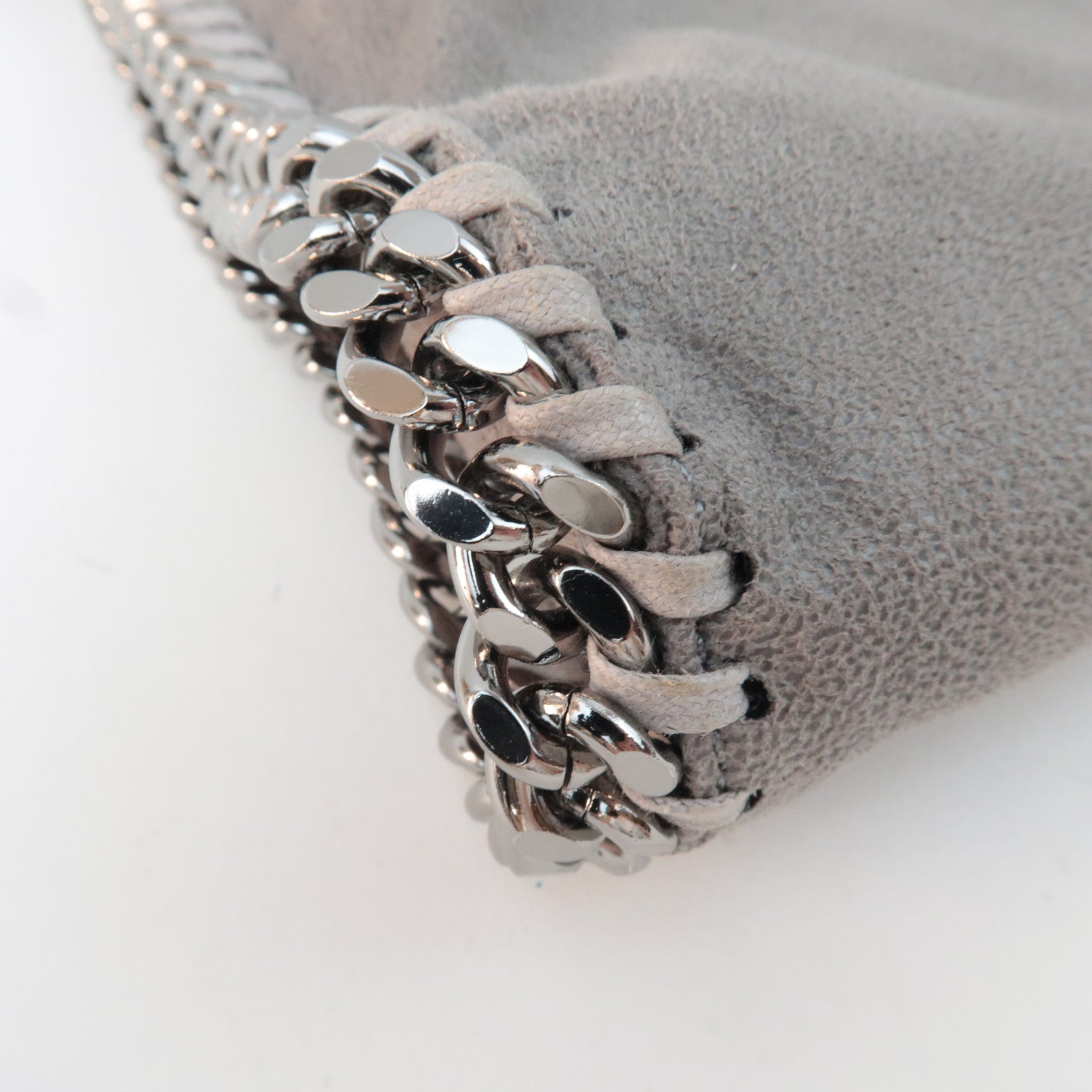 Stella McCartney Falabella Chain Shoulder Bag Vegan Leather Gray *Dust bag
