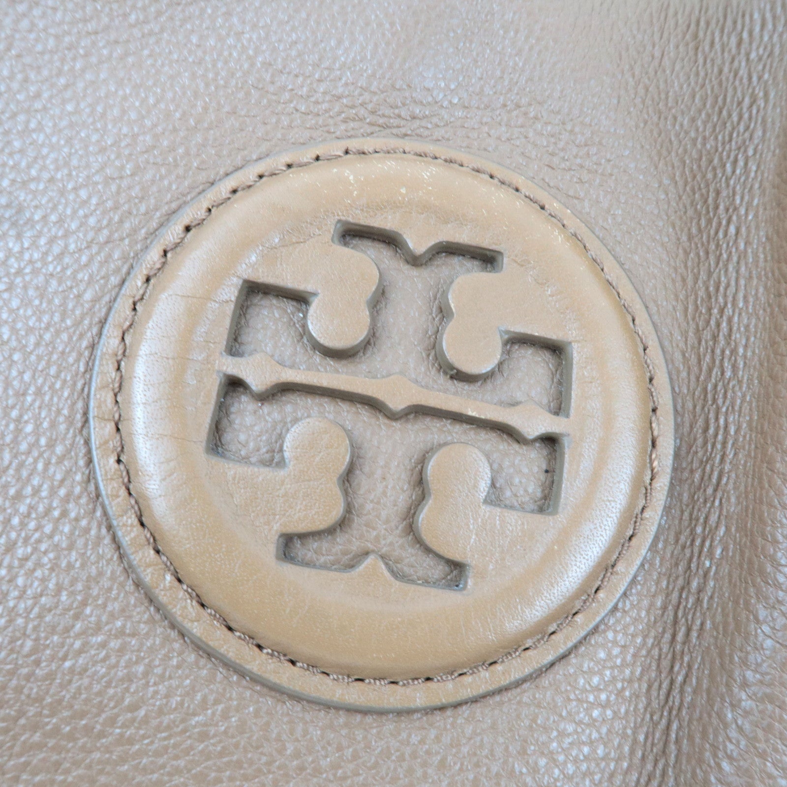 TORY BURCH Tote Bag Leather Brown