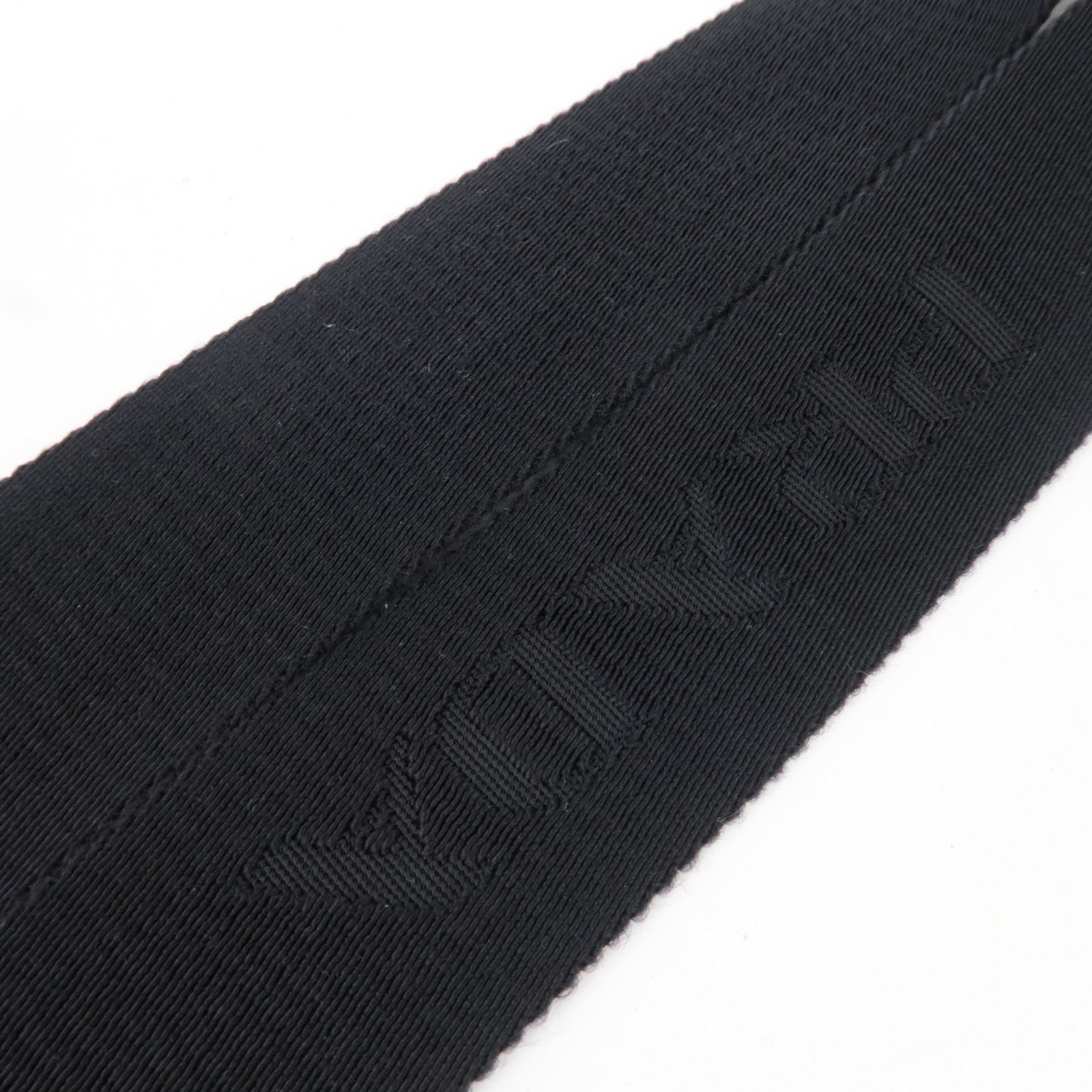 PRADA Shoulder Bag Nylon Leather Black