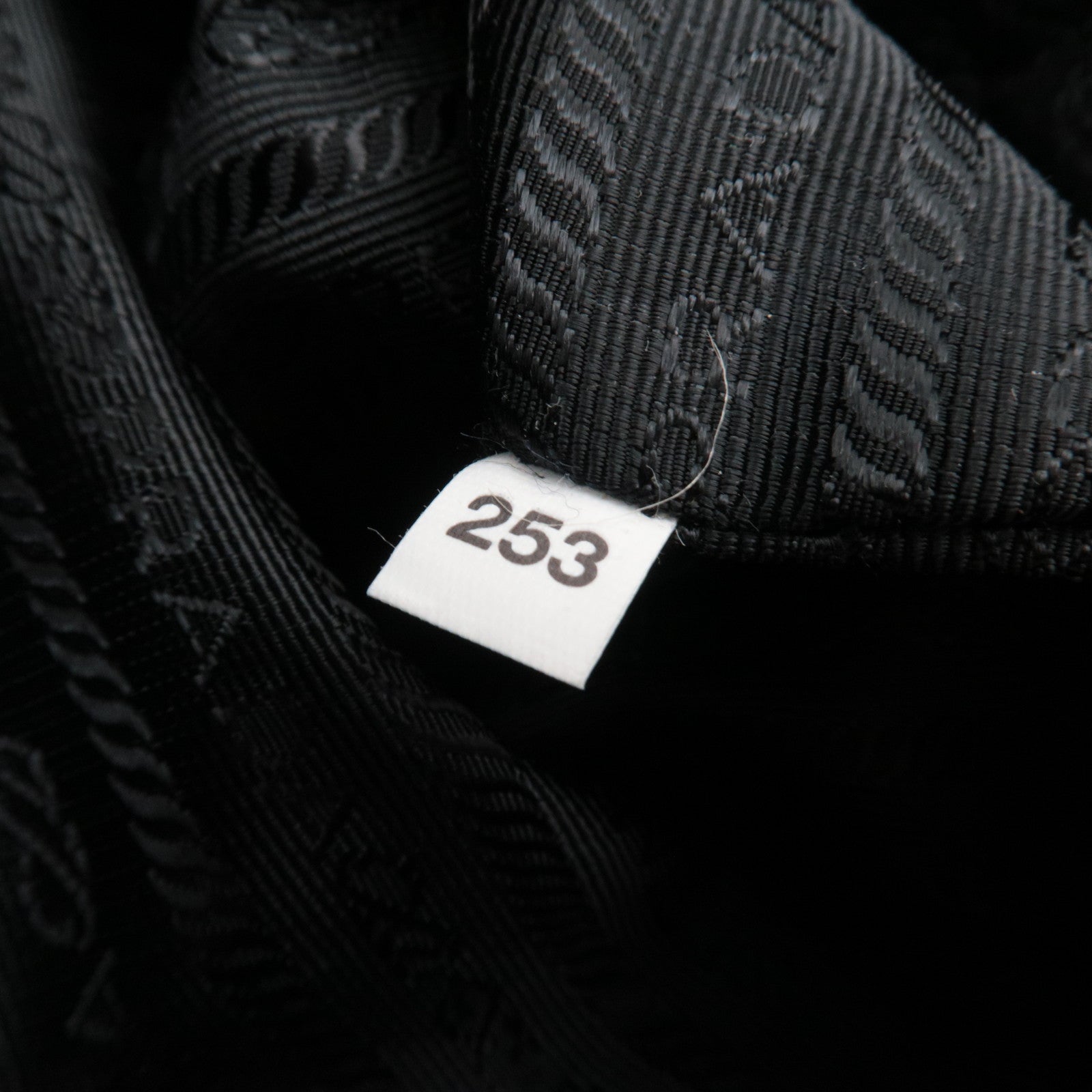 PRADA Shoulder Bag Nylon Leather Black