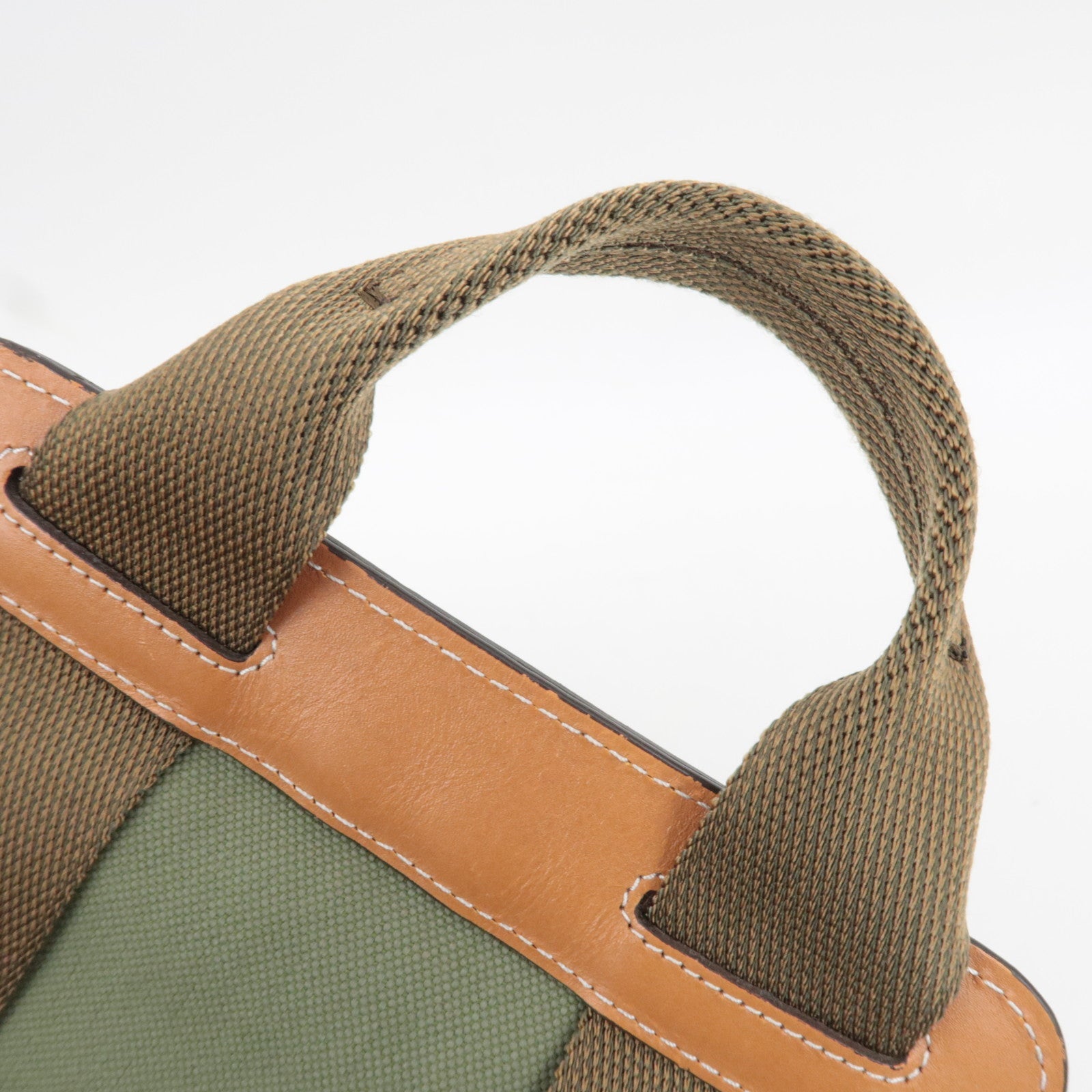 LOEWE Anagram Convertible Backpack Canvas Khaki