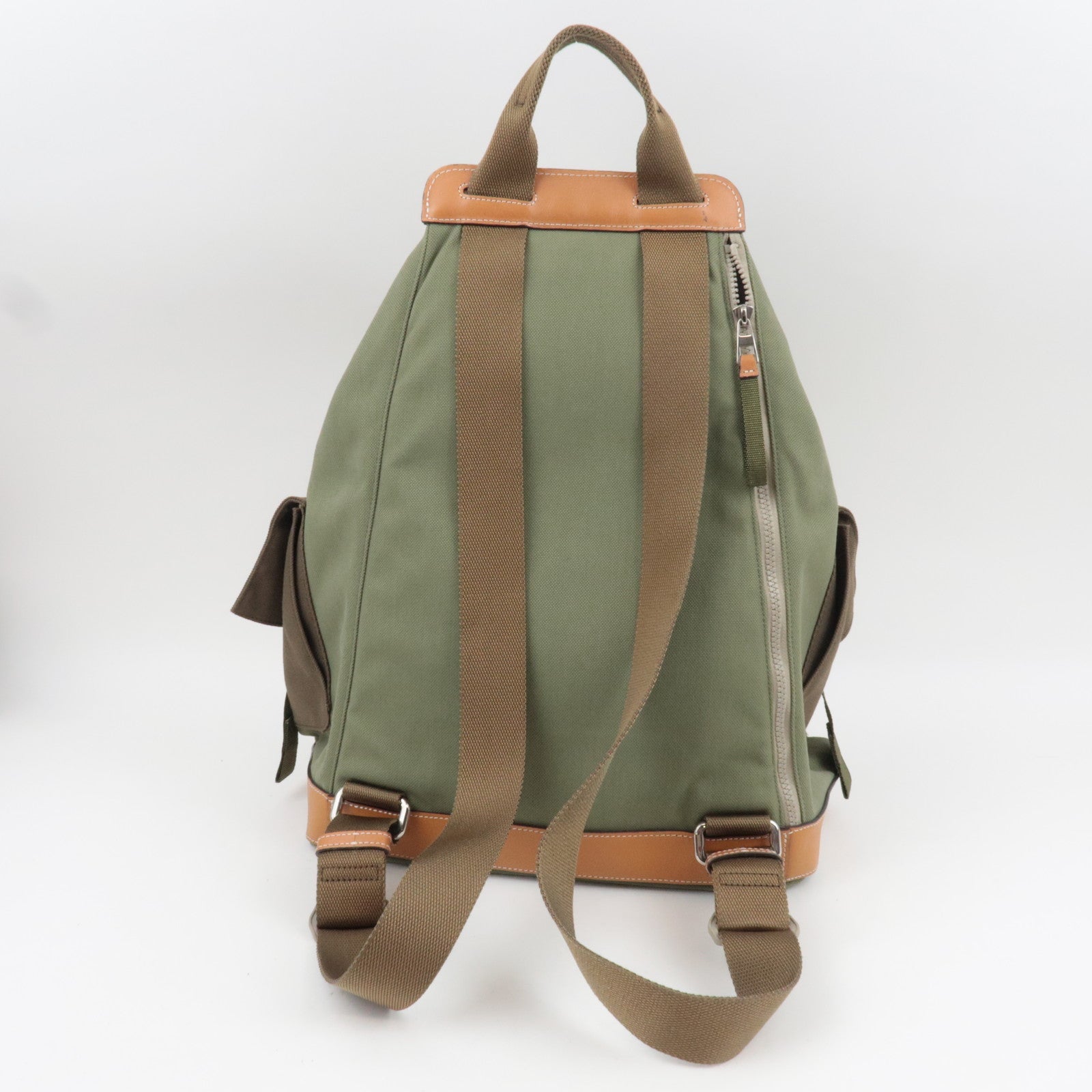 LOEWE Anagram Convertible Backpack Canvas Khaki