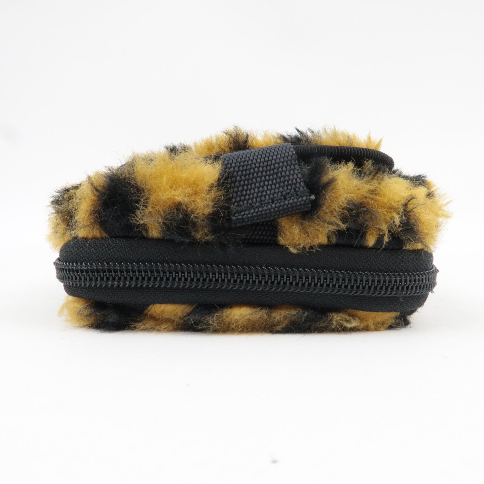 BALENCIAGA Explorer Leopard Shoulder Bag Fur Nylon 593329