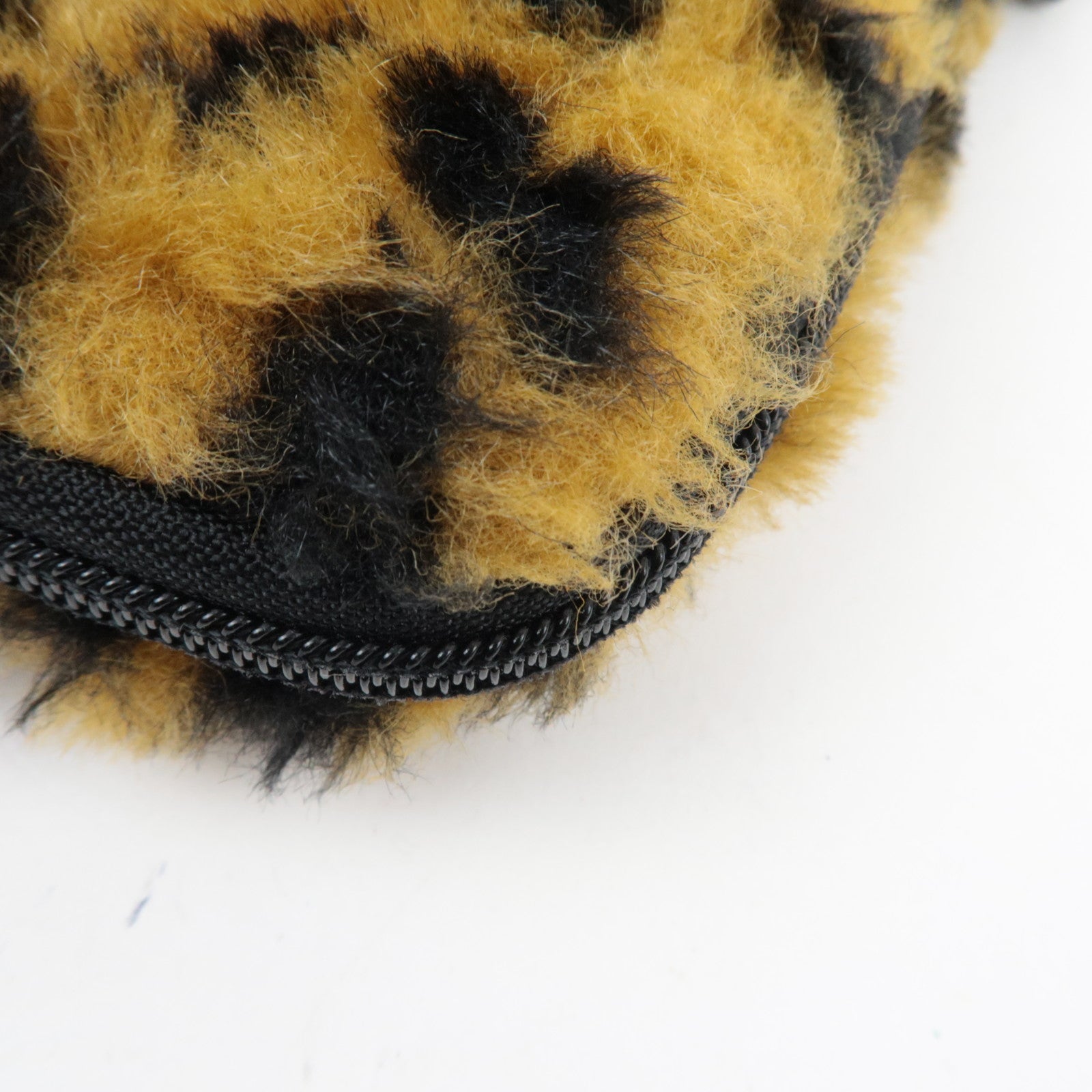 BALENCIAGA Explorer Leopard Shoulder Bag Fur Nylon 593329